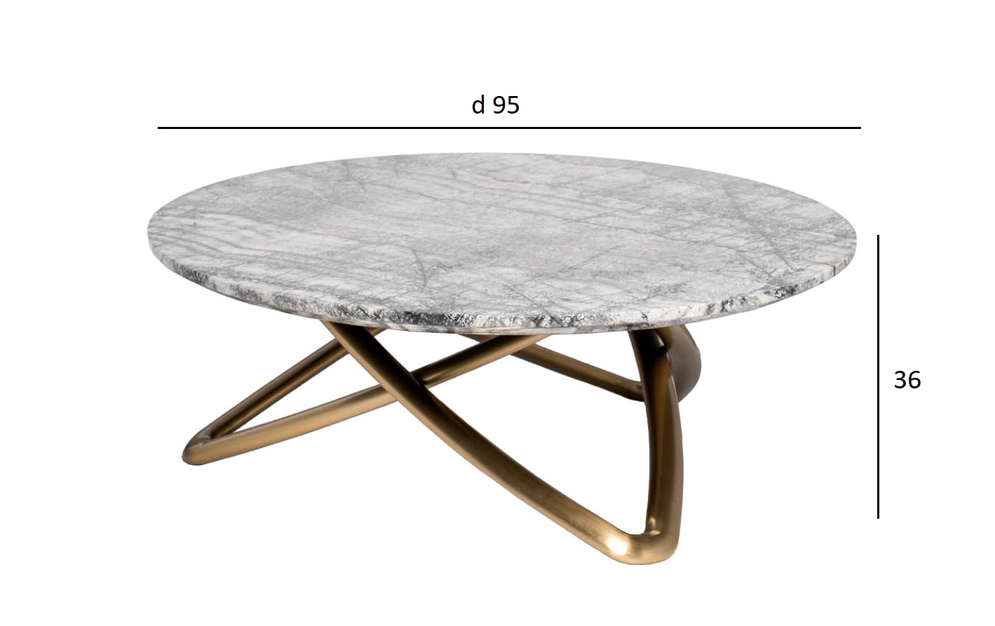 Стол журнальный мраморный белый 4