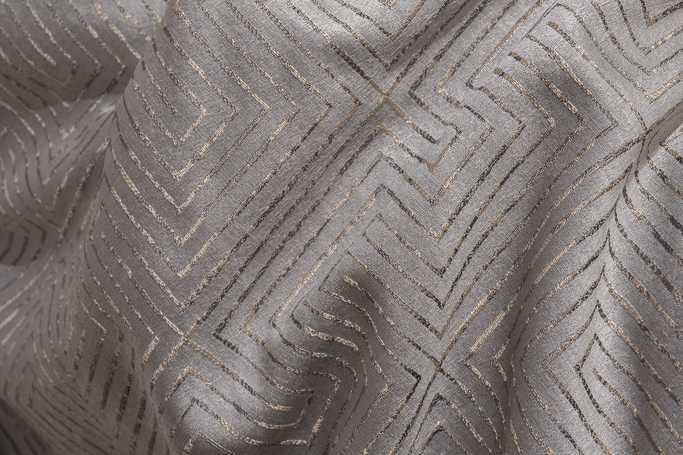 Покрывало Глосс (Gloss) 260х260см серое 3