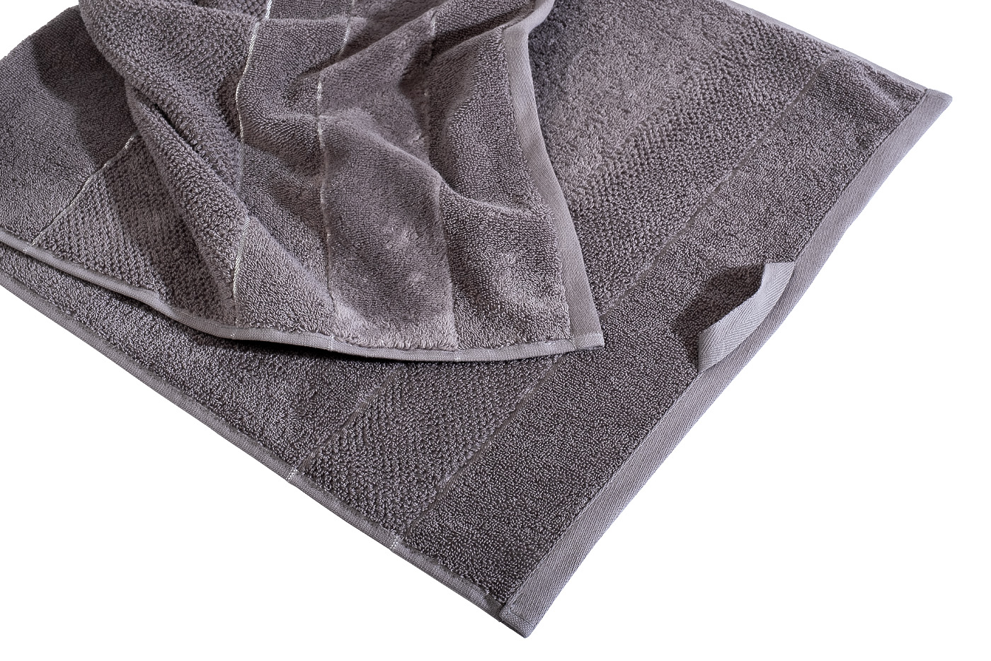 Полотенце «Юнона» махровое 50*100 серое 6