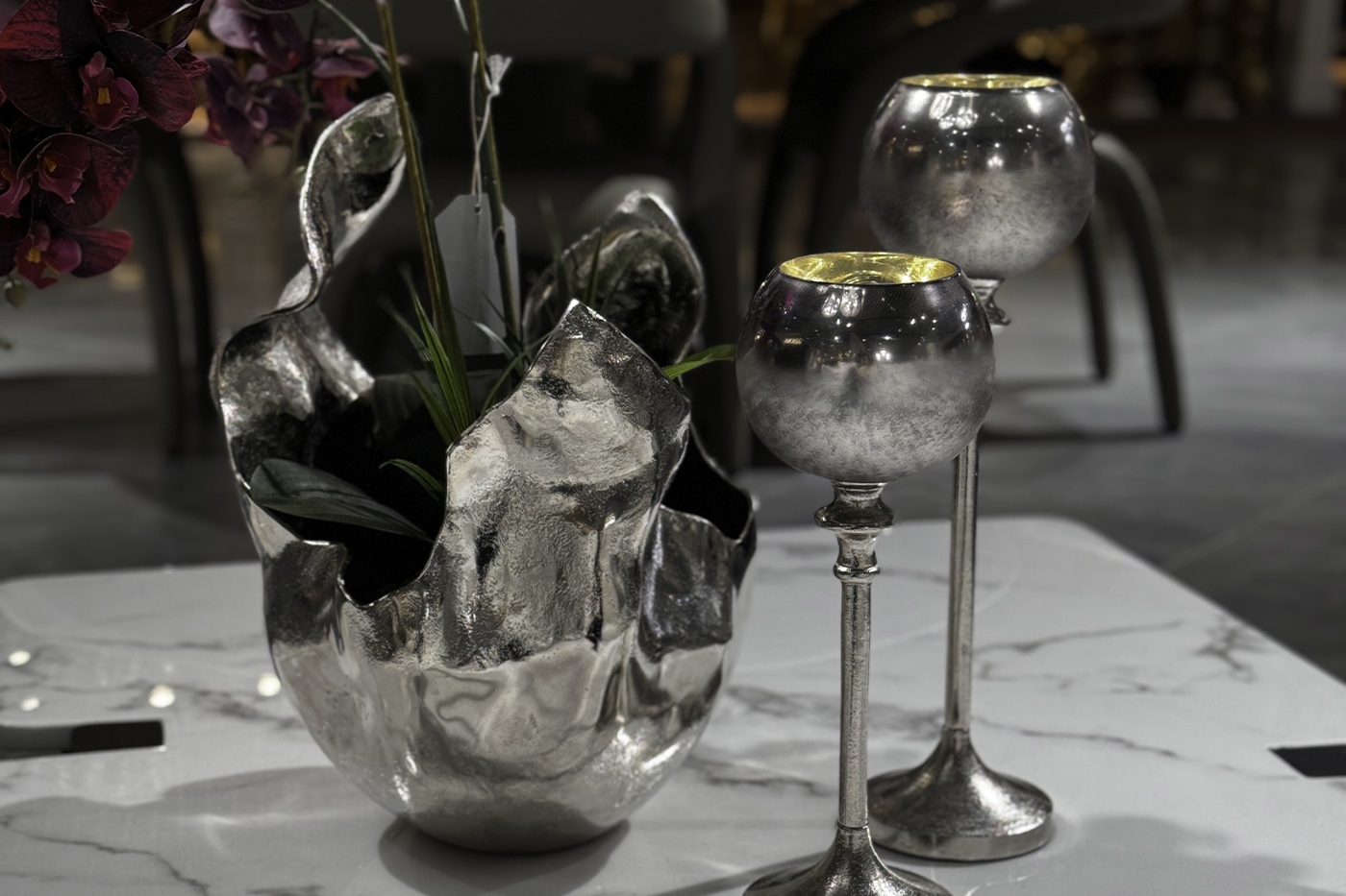 Подсвечник декоративный Блэк Дайамонд (Black diamond) 3