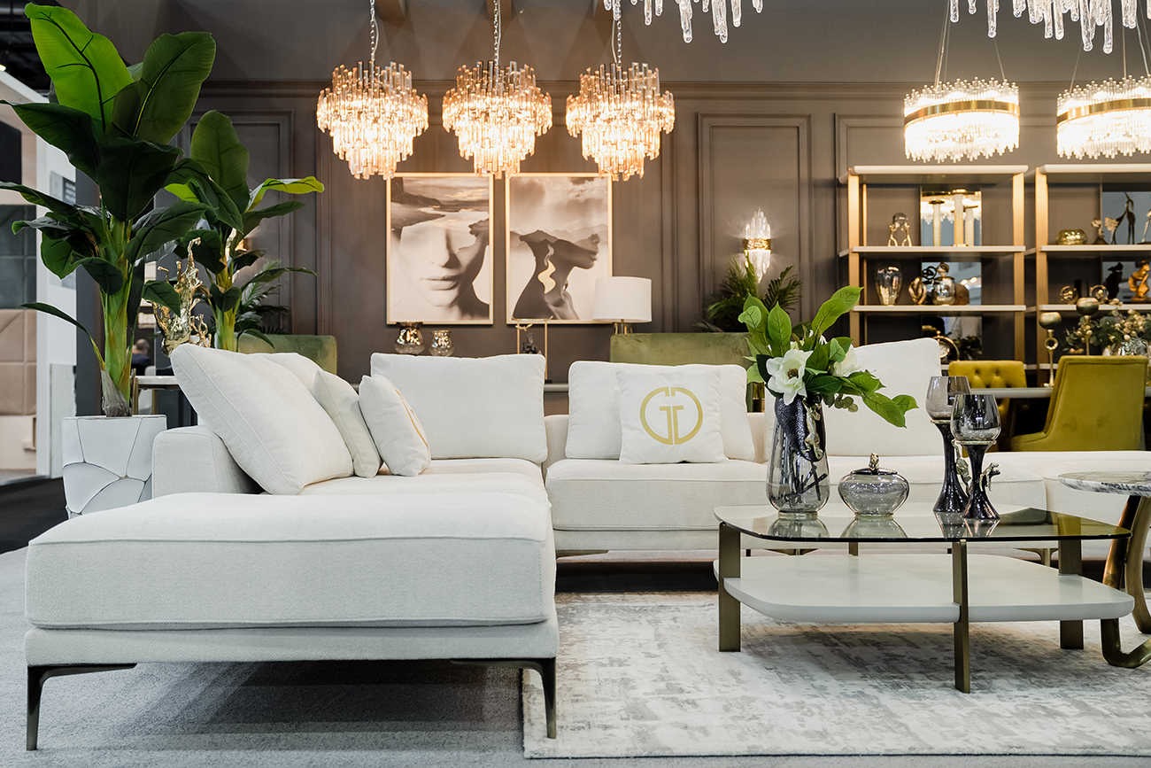 Диван Tesoro модульный левый 12