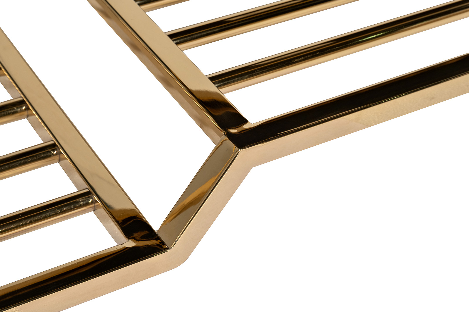 Банкетка велюровая серо-бежевая/золото 4