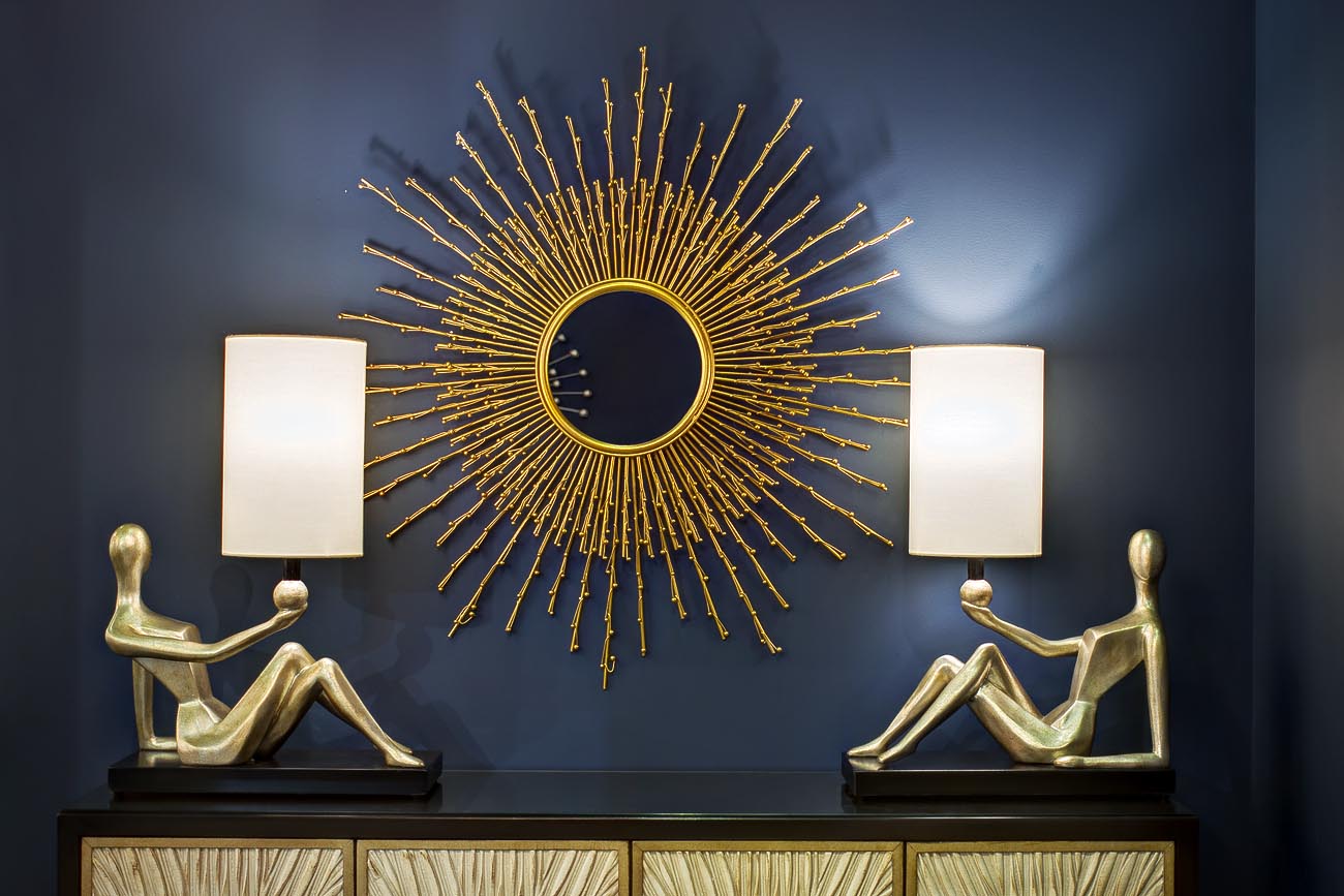 Лампа настольная «Рекамье» (бежевый плафон) 2