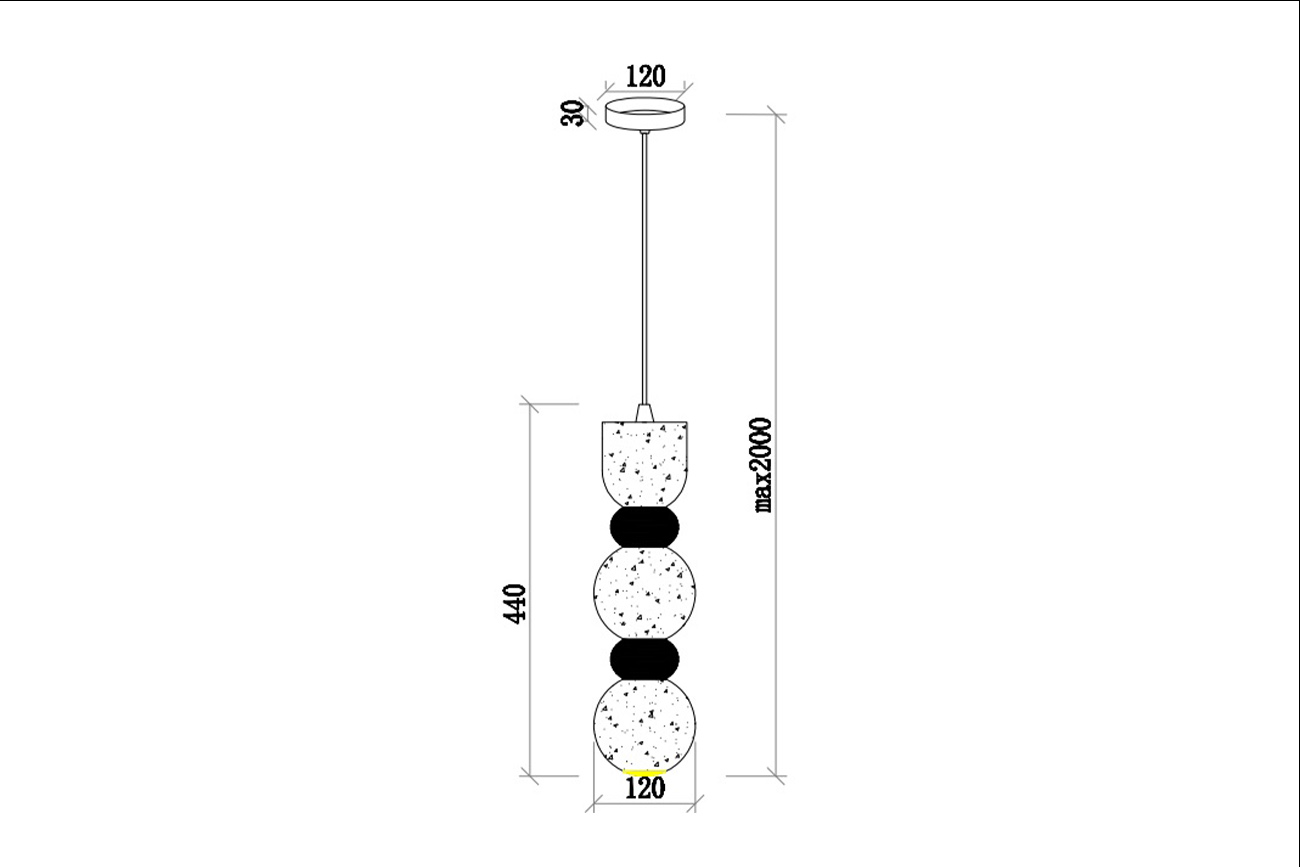 Светильник подвесной 3
