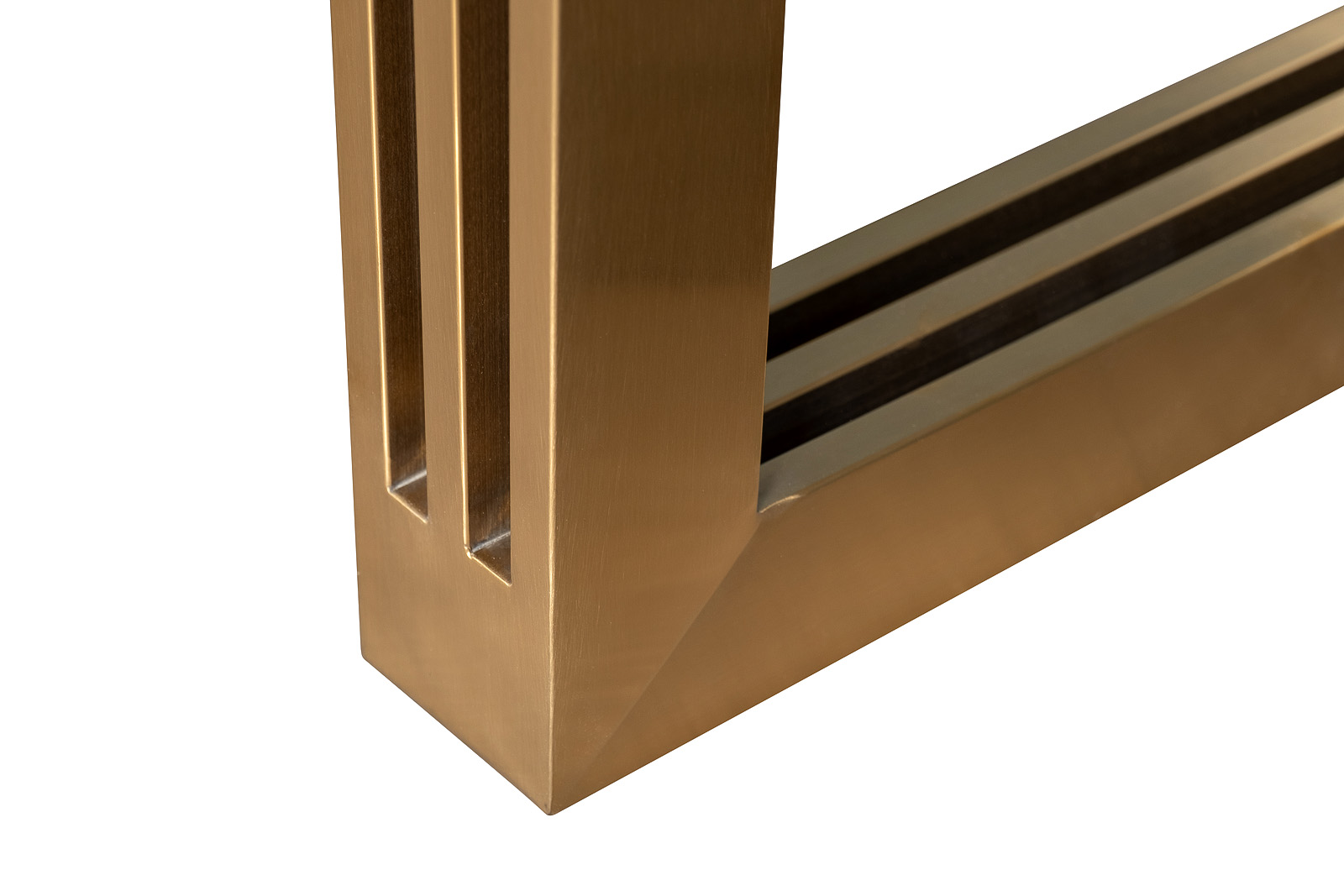 Стол обеденный прямоугольный белый/золото 5