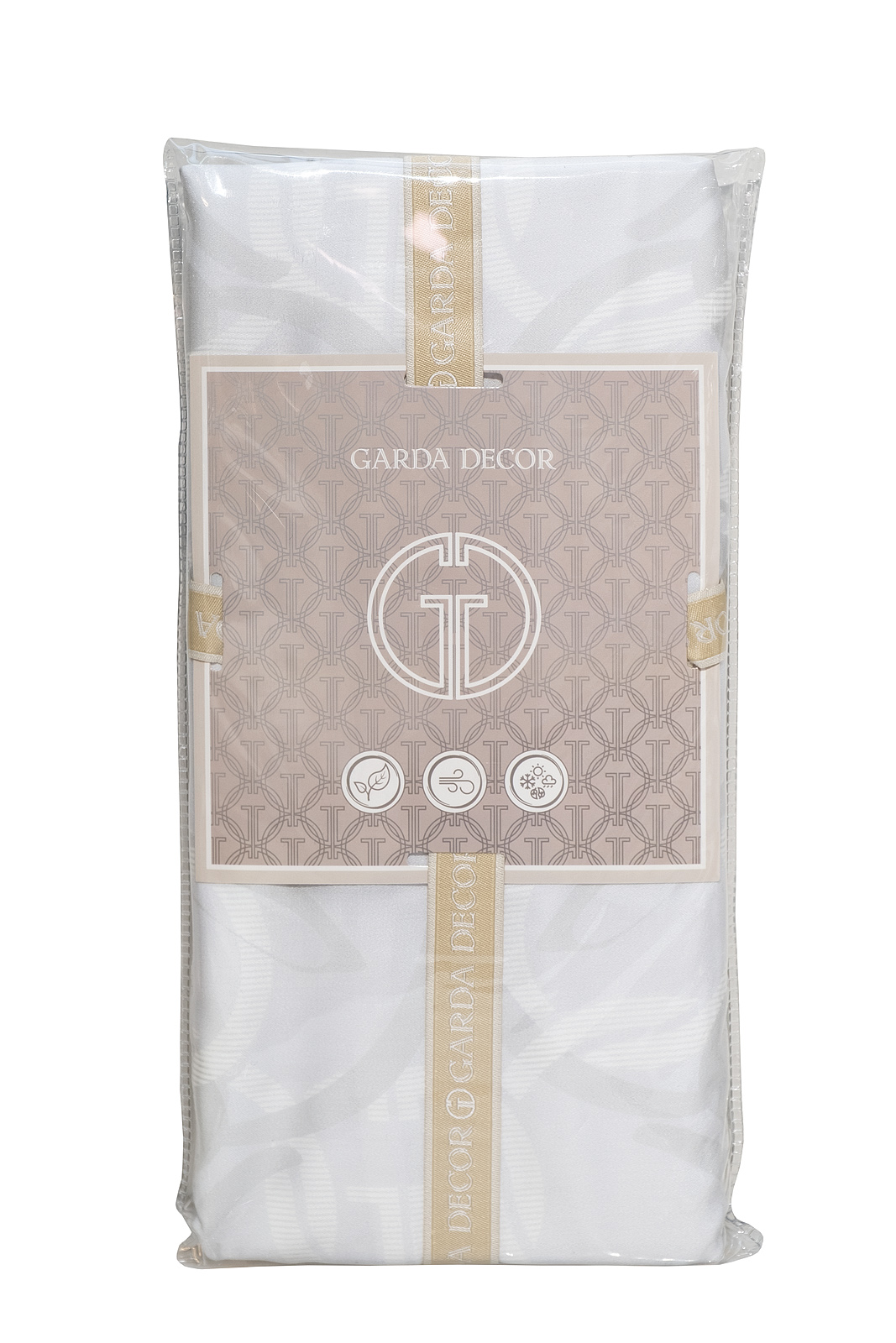 Комплект из 2х наволочек «Ирисы» 70х70см тенсель белый 7