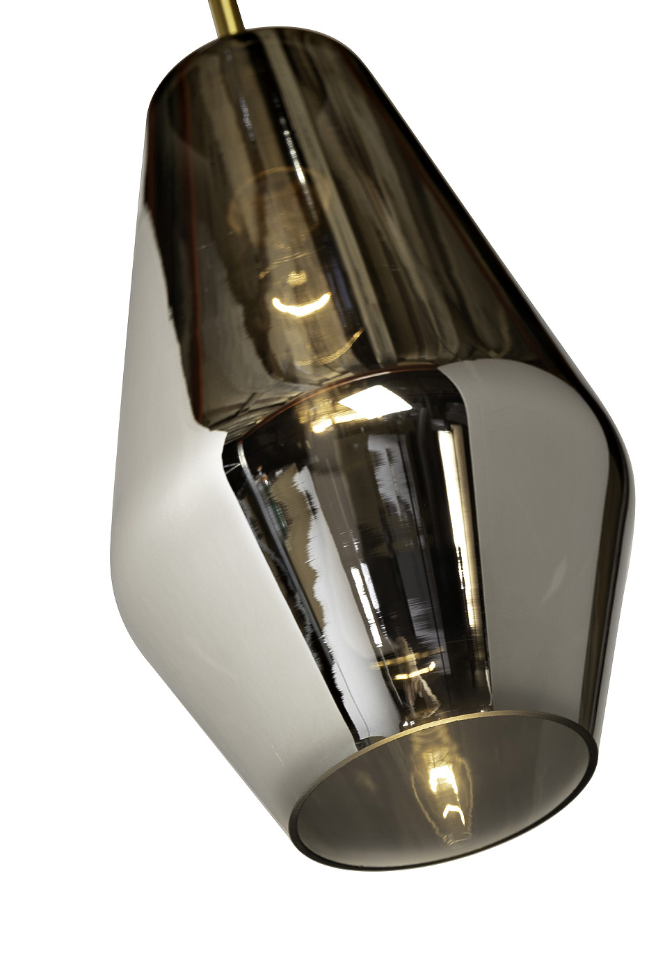 Светильник подвесной со стеклянным плафоном 2