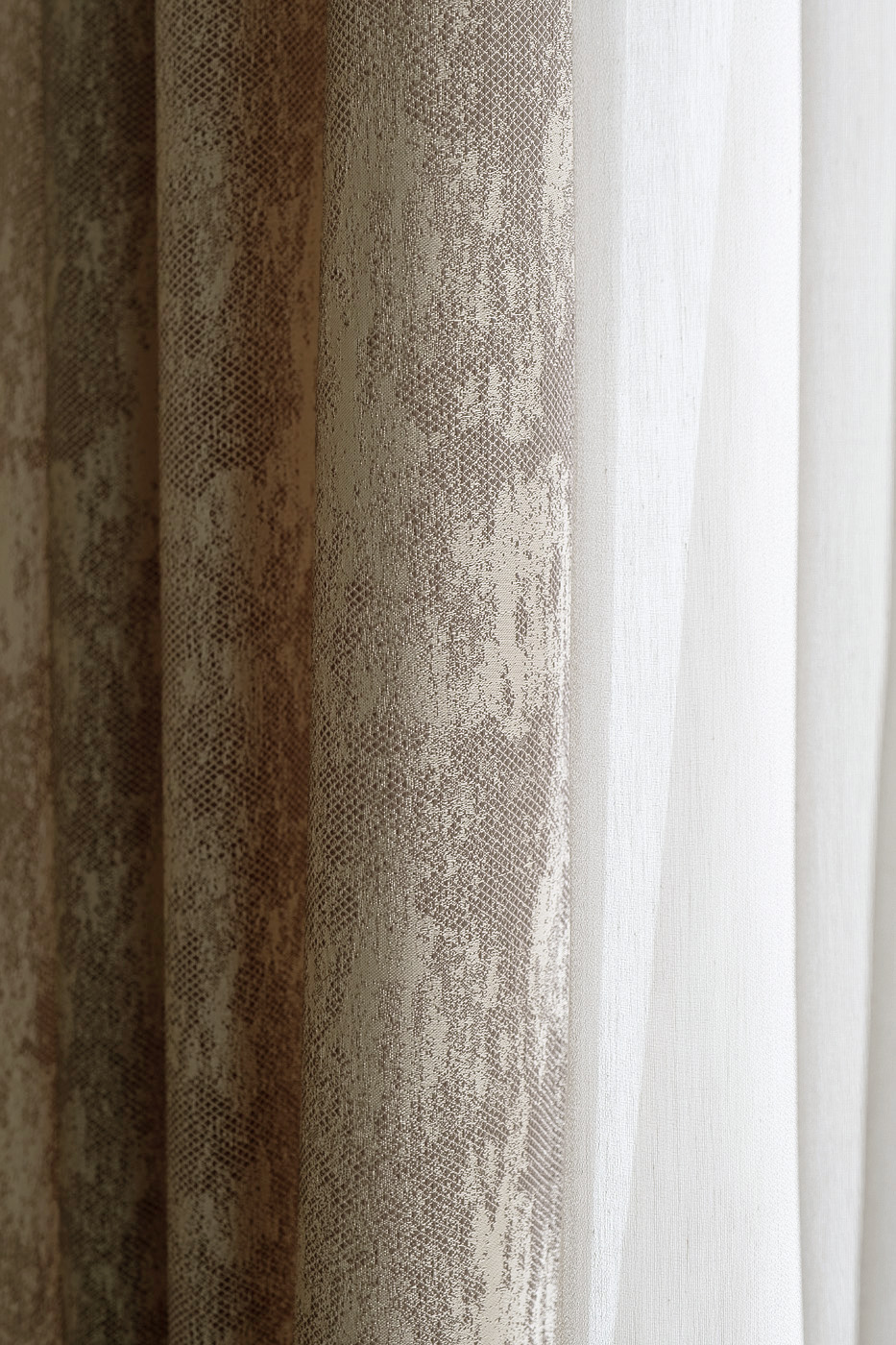 Портьера Хьюстон (HOUSTON) 275х260см бежевая 4