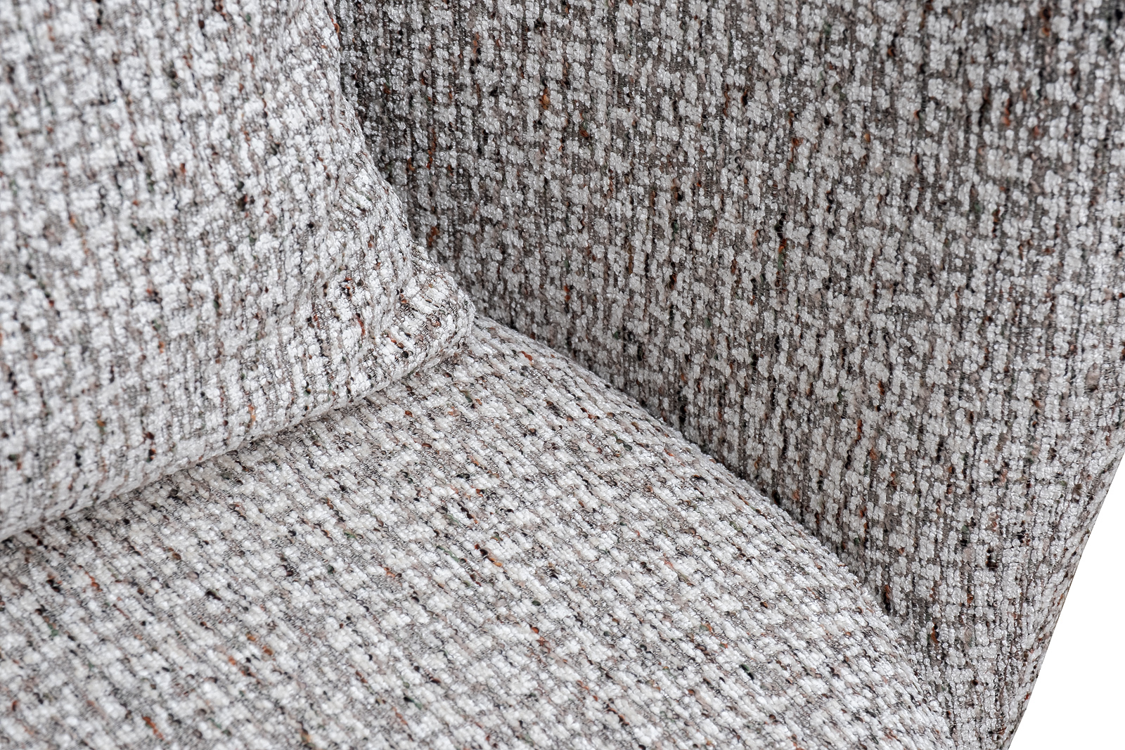 Кресло Verona вращающееся шенилл серый/бронза 5