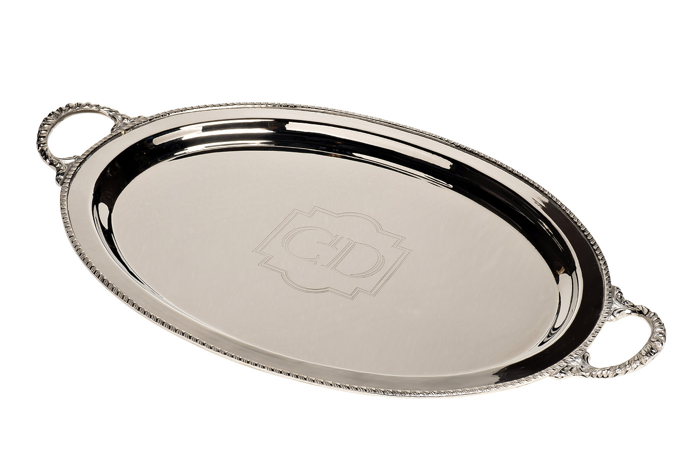 Поднос овальный Garda Decor металлический 1