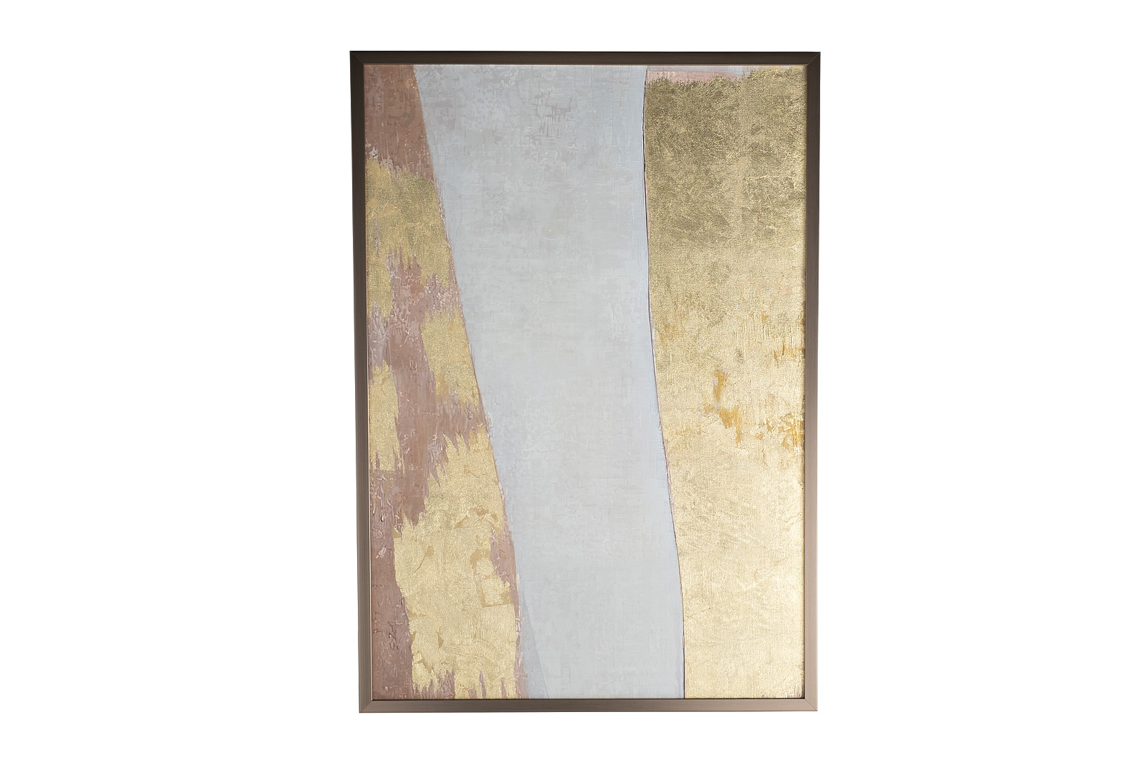 Холст «Золотое искусство-2» в багете латунь 1