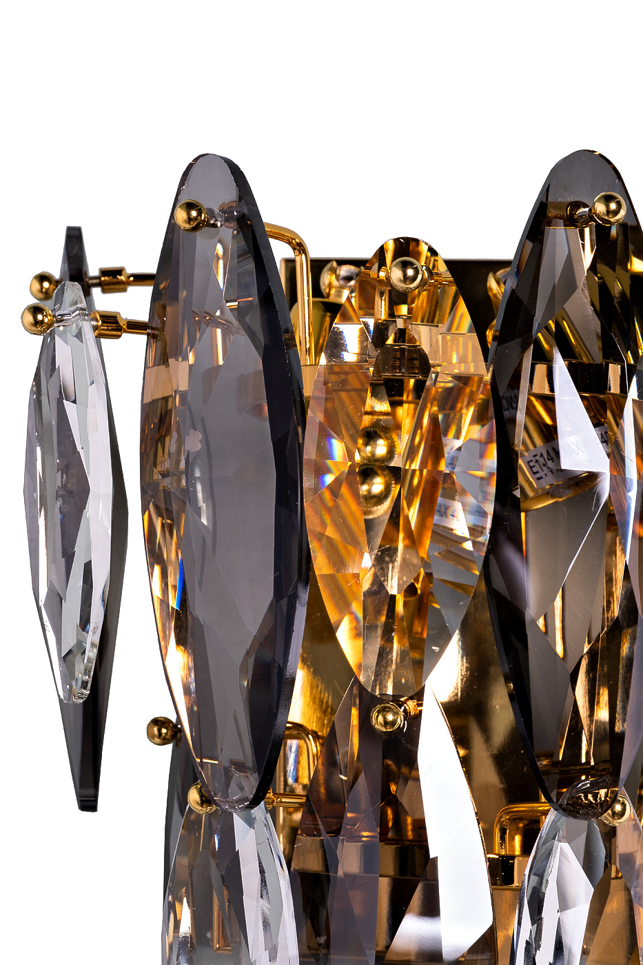 Бра из дымчатого стекла 2