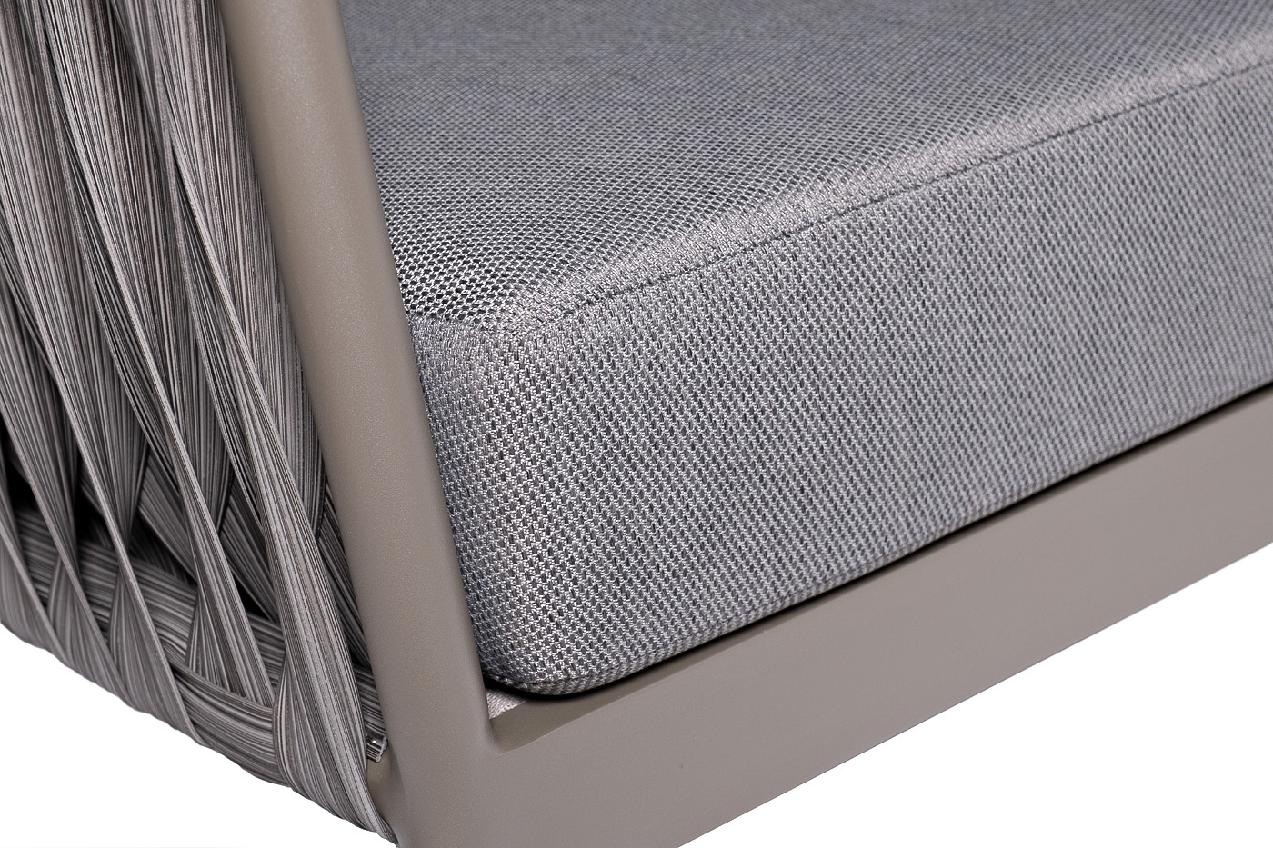 Диван двухместный уличный «Муза» серый 4