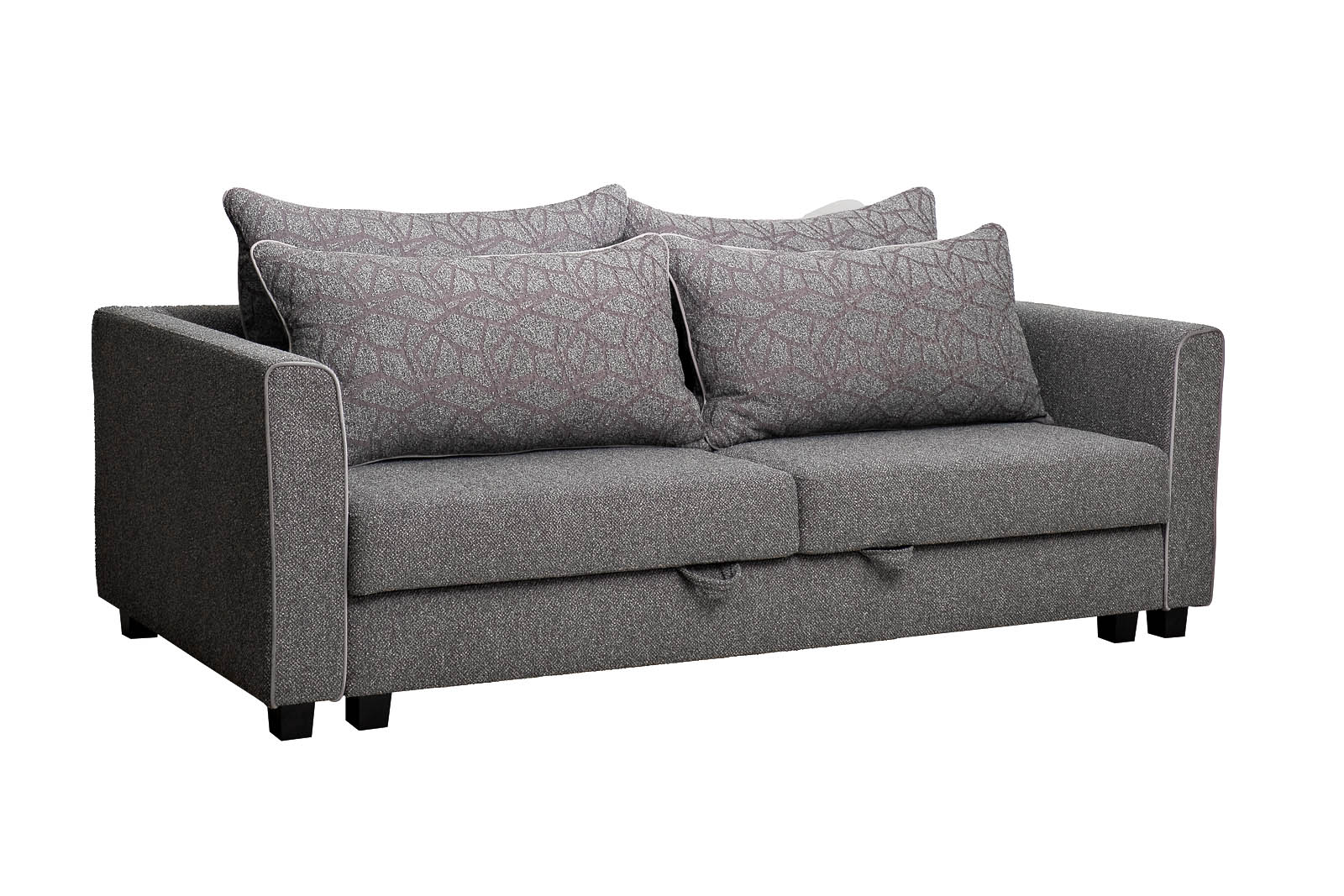 Диван Марко(Marco) трехместный раскладной серый 2