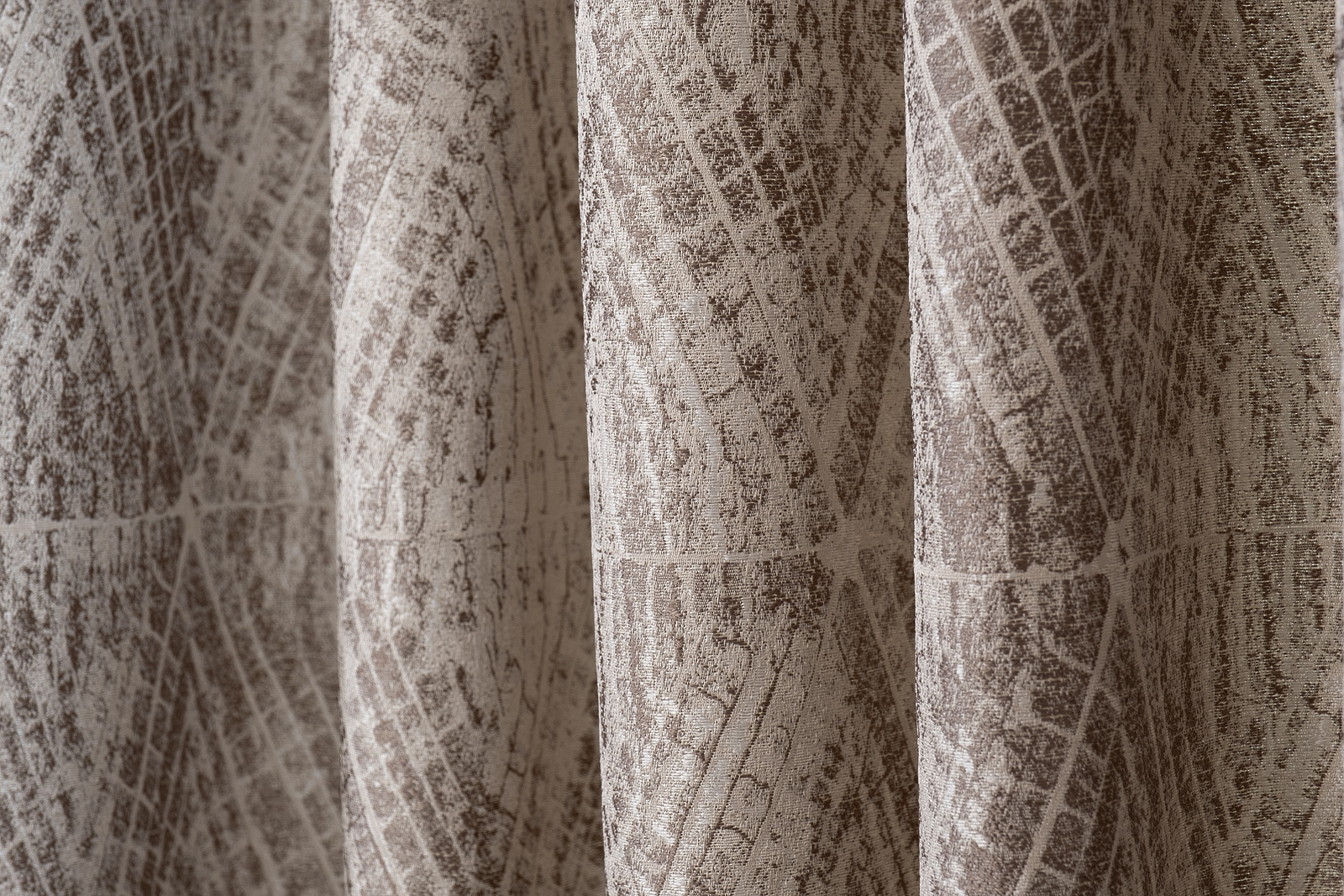 Портьера Змейка (Serpente) 275х260см золотая 3