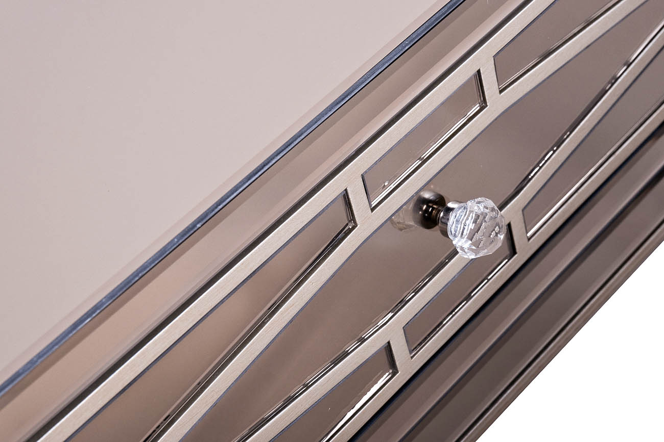 Консоль зеркальная с ящиками 3