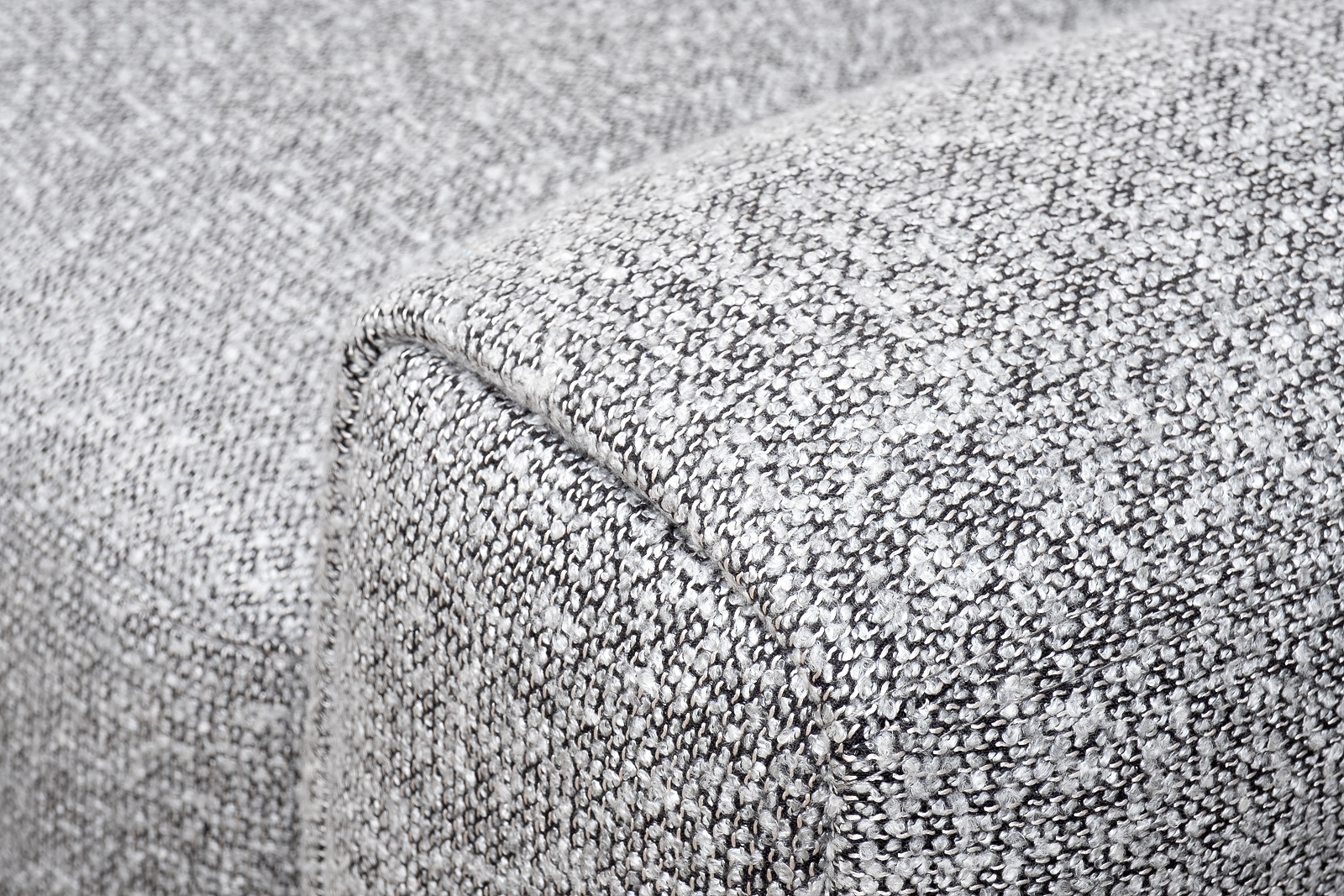 Диван Turin трехместный с канапе раскладной черно-серый 5