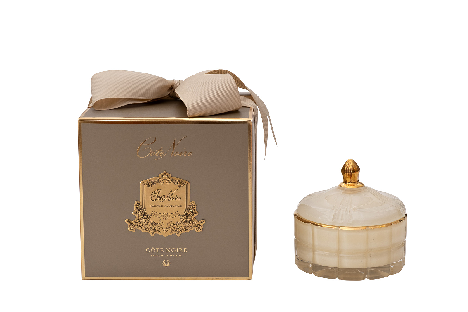 Свеча ароматическая Светлая Ваниль (Blonde Vanilla) в вазе в упаковке 1