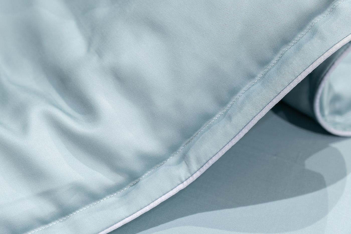 Пододеяльник тенсель 145х210см бирюзовый 4
