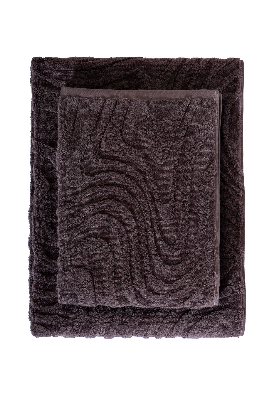 Полотенце «Диана» махровое 70*140 коричневое 5