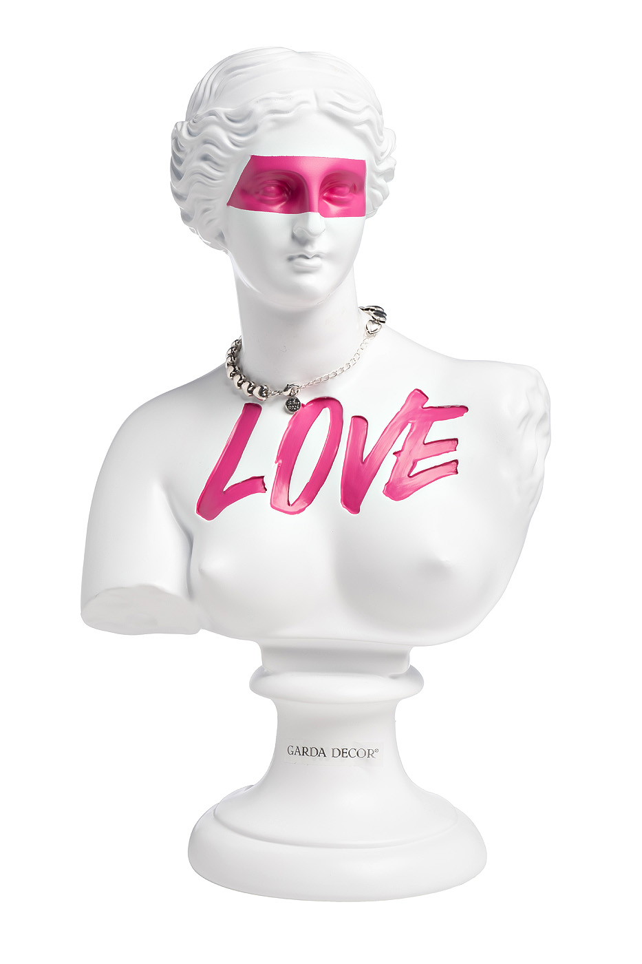 Статуэтка «Античный бюст» женский белый 1