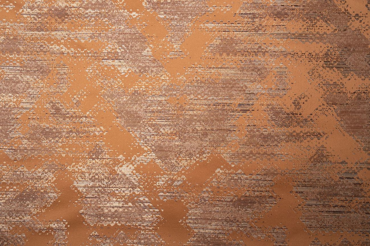 Ткань портьерная BROMLEY оранжевая 1