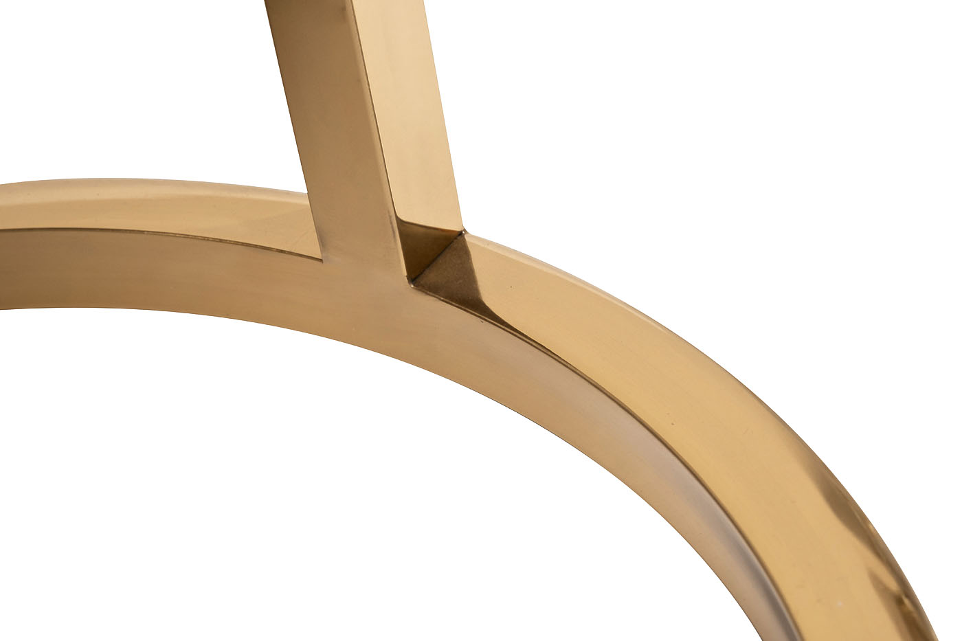 Набор из 2х журнальных столиков (искусственный мрамор/золото) 3