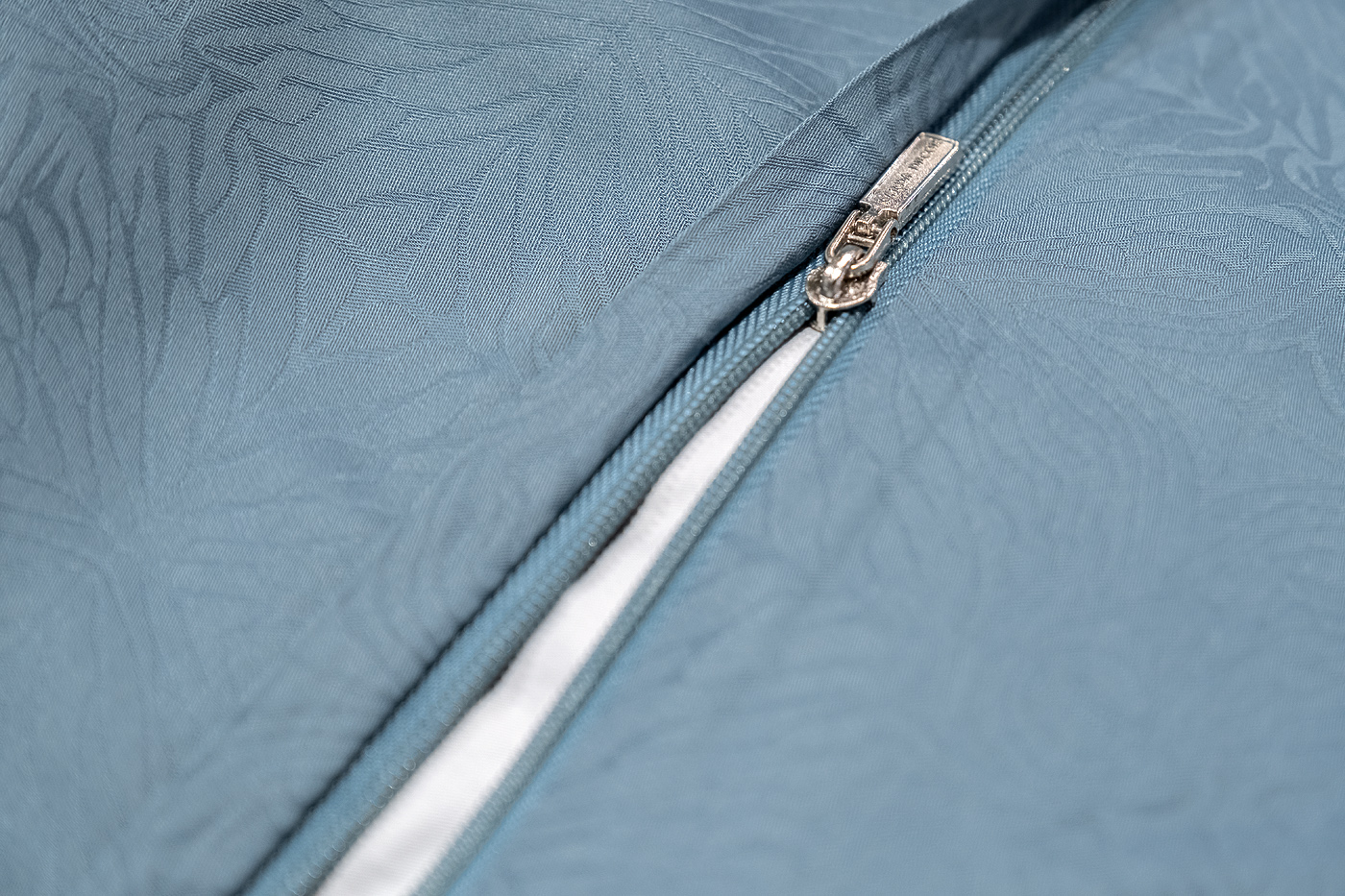 Комплект постельного белья «Муар» семейный 145х210см бамбук сине-зеленый 9