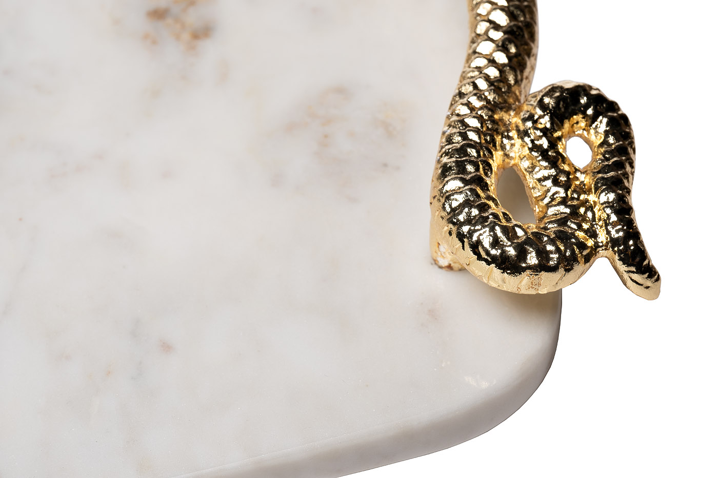 Поднос декоративный мраморный Серпенте (Serpente) 2