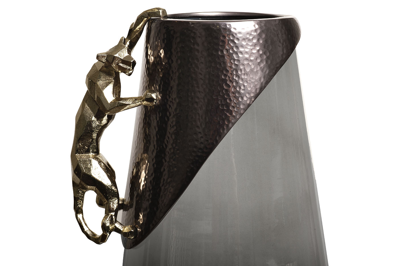 Ваза декоративная стеклянная «Ягуар» 2