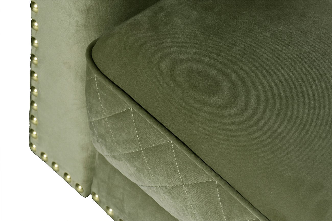 Диван Sorrento 230 трехместный раскладной оливковый 5