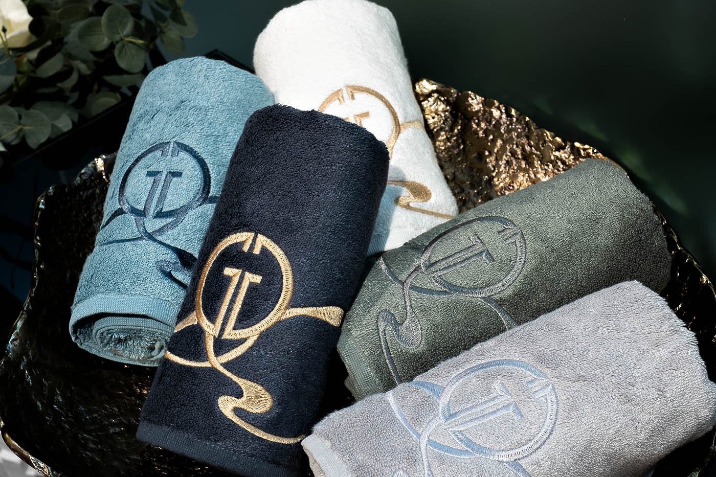 Полотенце «Мелодия» 100*150 серое 2