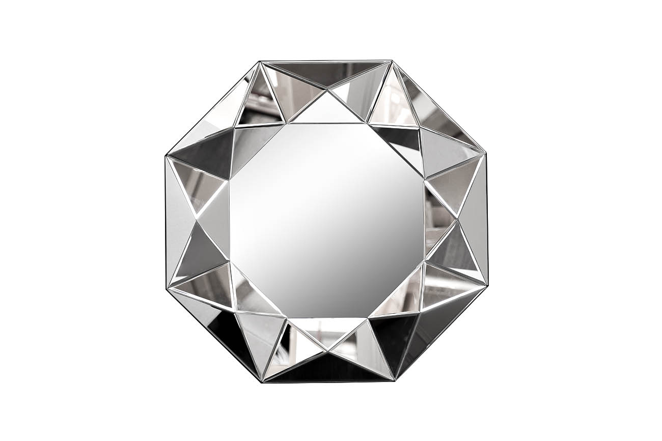 Зеркало с объемной зеркальной рамой 1