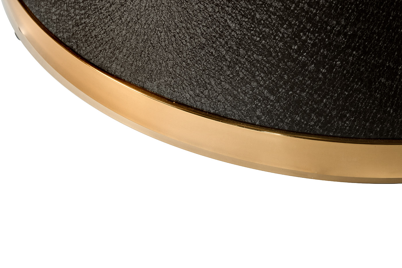 Стол обеденный круглый искусственный мрамор/черный металл 3