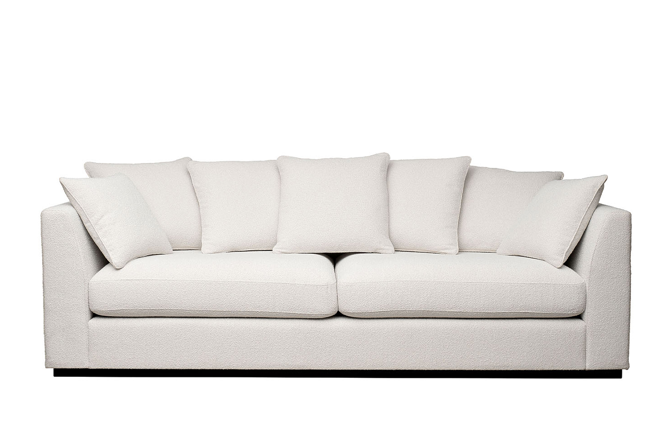 Диван Роберто(Roberto) трехместный букле кремовый 1