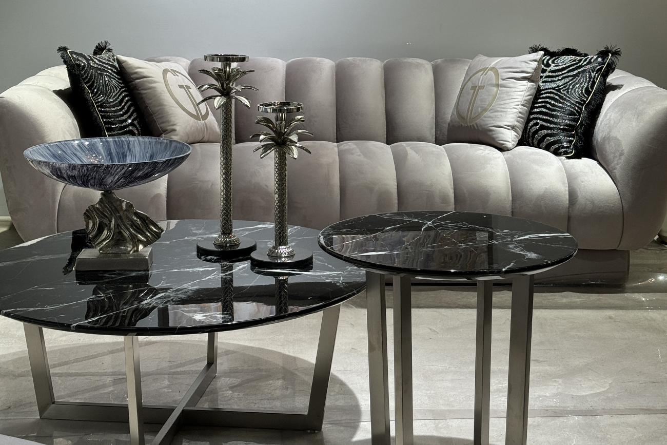 Стол журнальный Неро (Nero) черный/хром 5