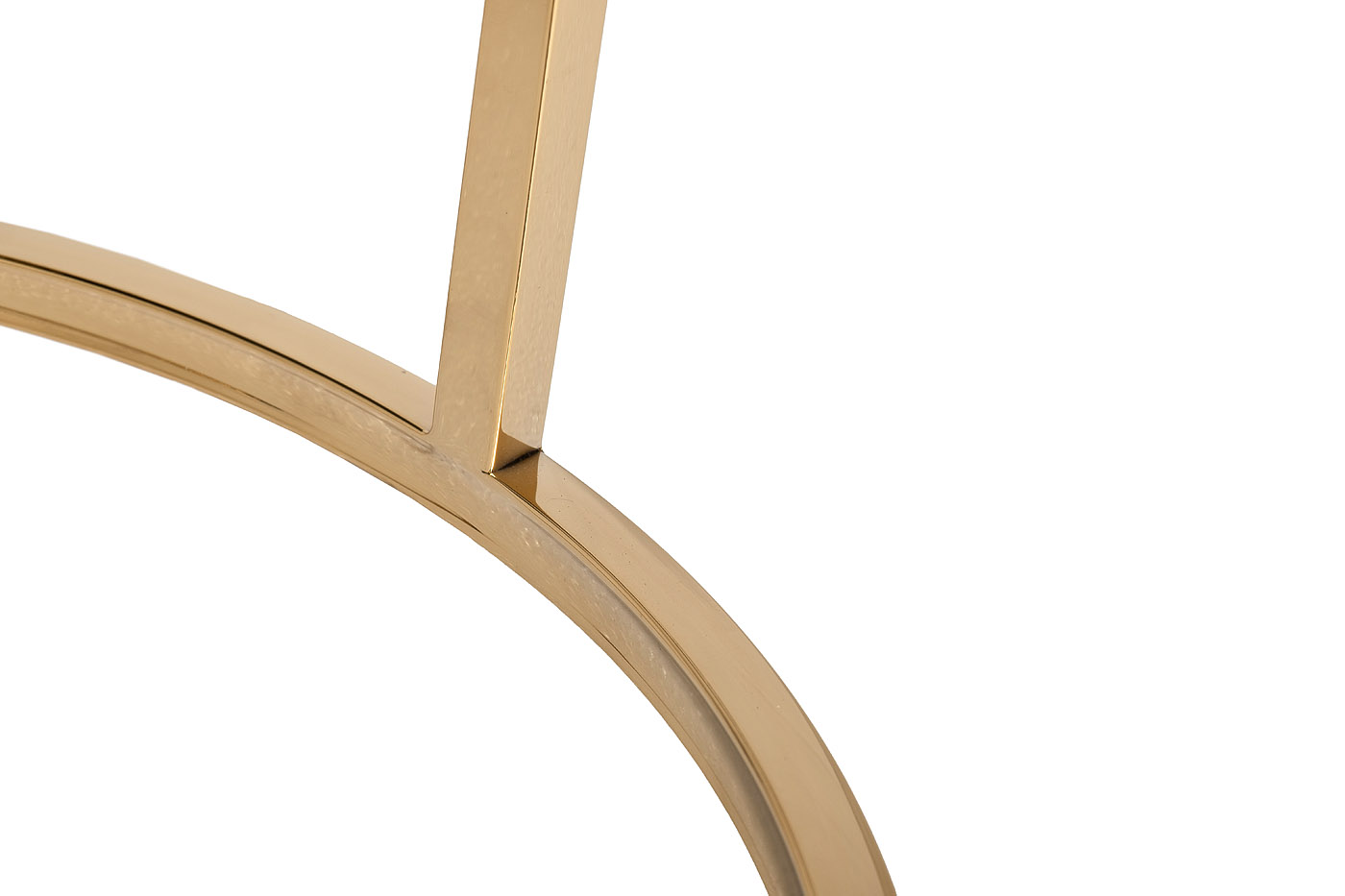 Столик журнальный мраморное стекло/золото 3