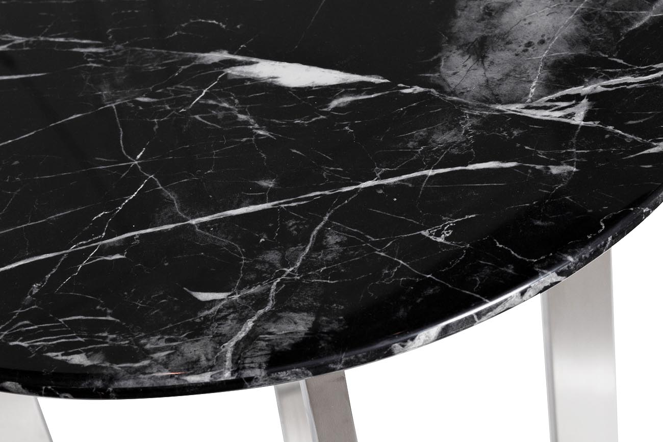 Столик журнальный Черный (Nero) черный/хром 2