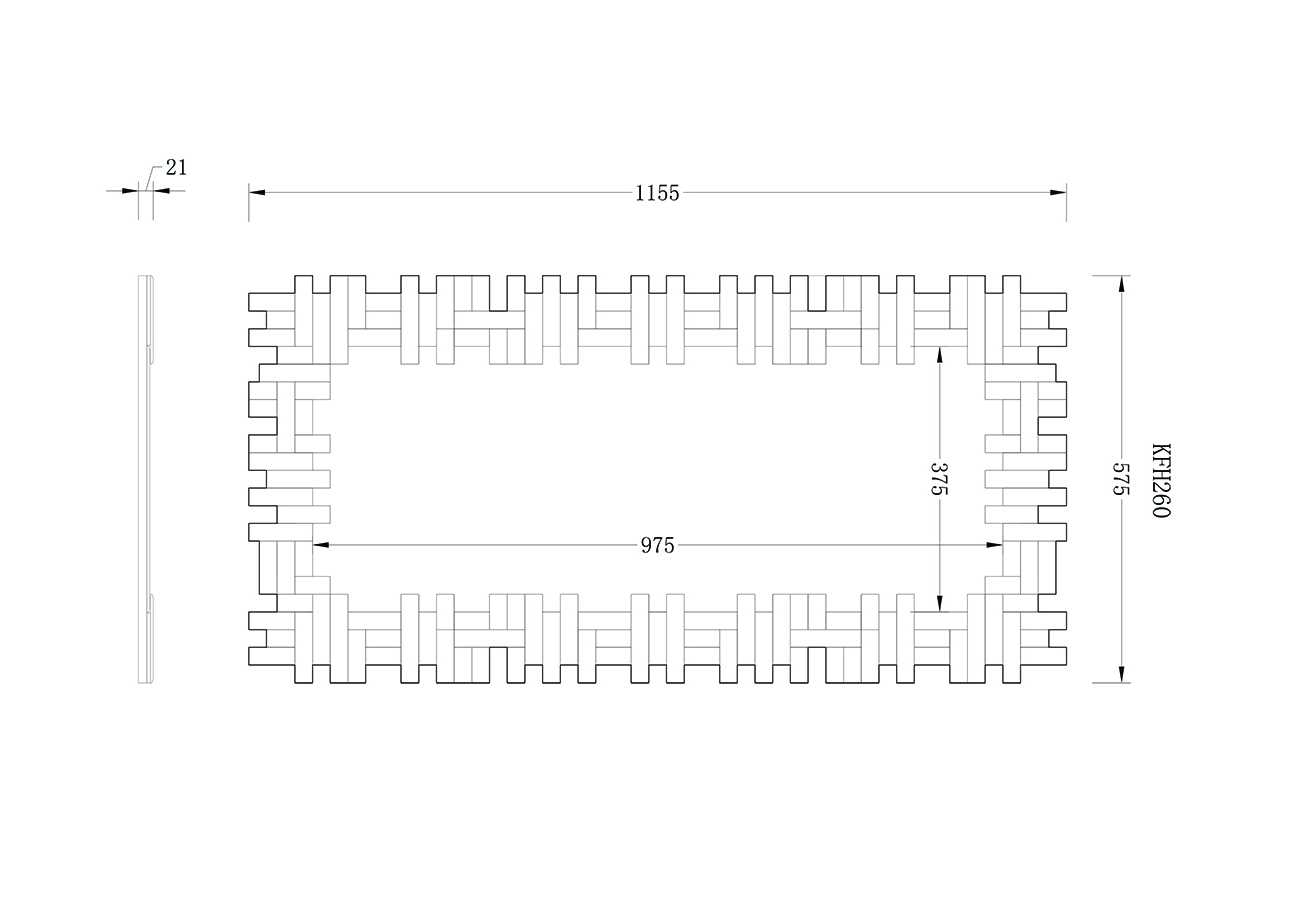 Зеркало настенное 2