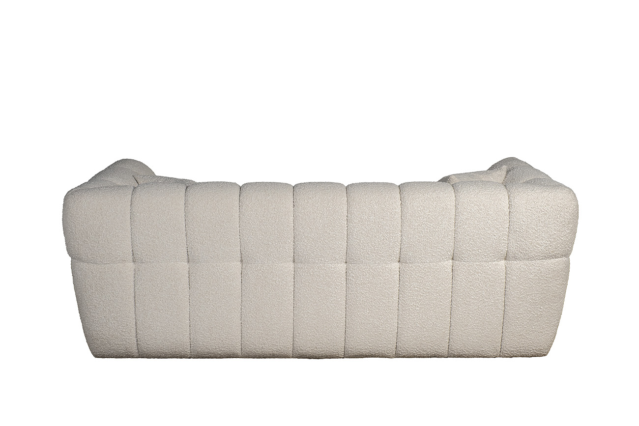 Диван Prato двухместный букле белый 3