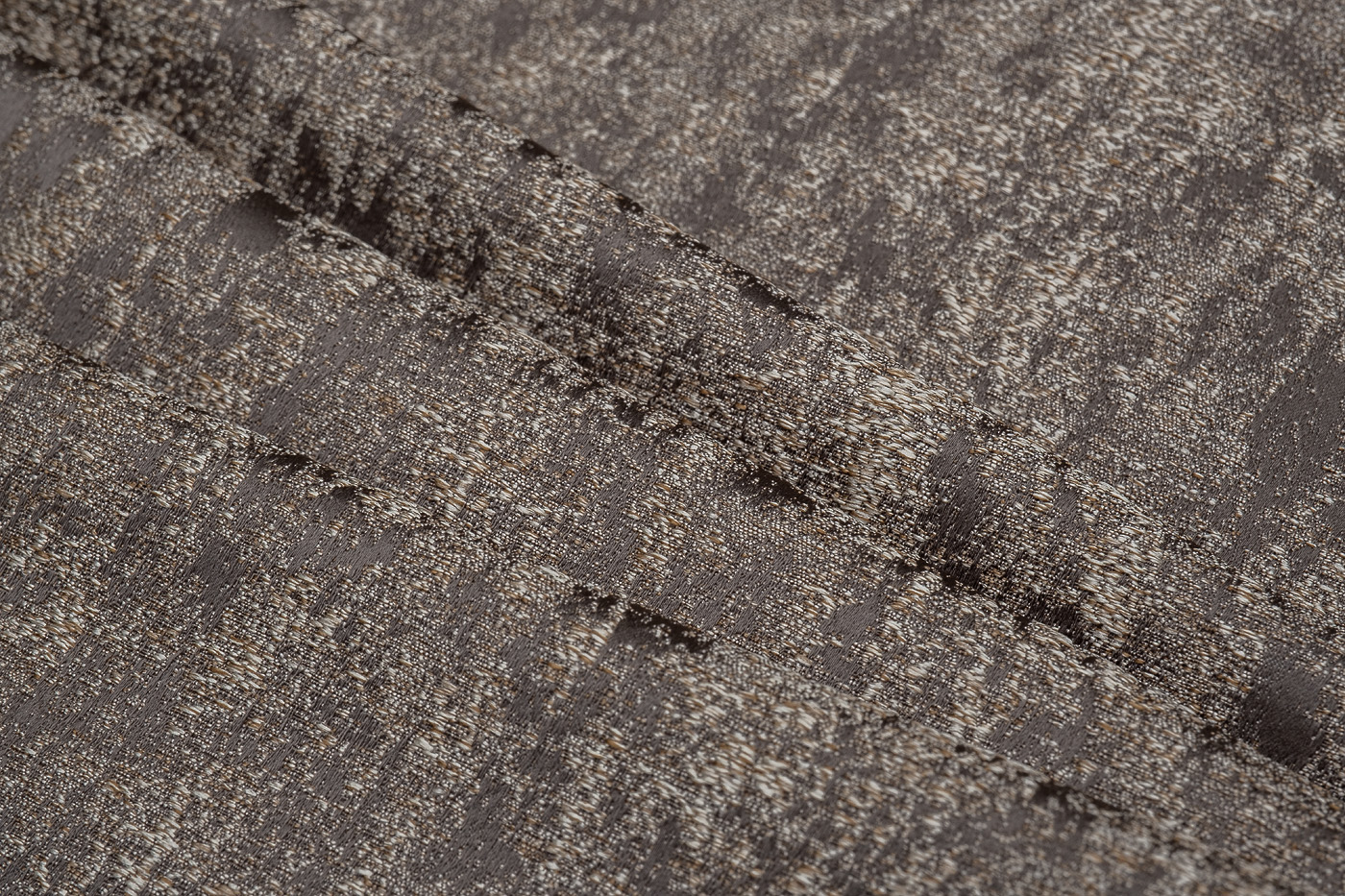 Ткань портьерная КАСКАТА КОРИЧНЕВАЯ (CASCATA KOR) 3