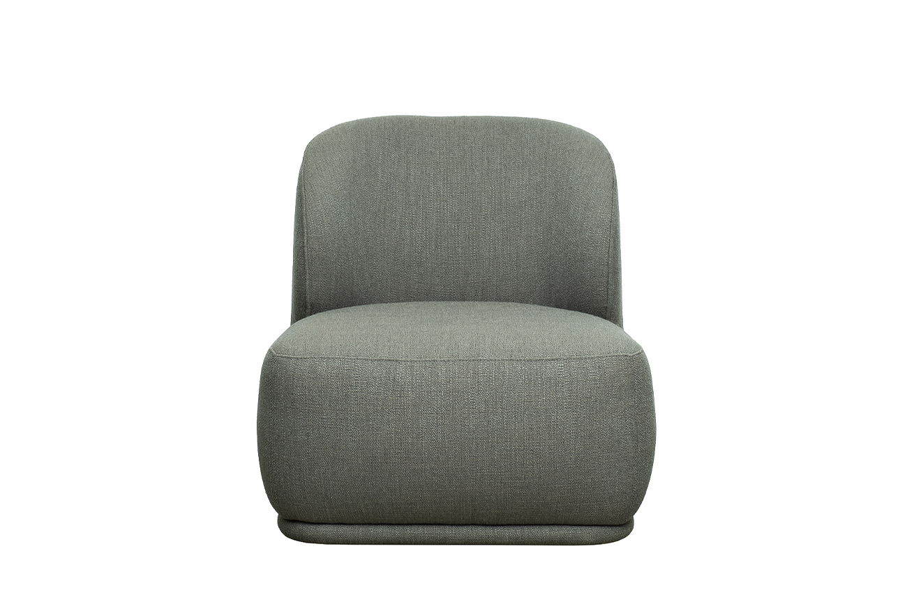 Кресло Капри Базовая(Capri Basic) рогожка темно-серое 1