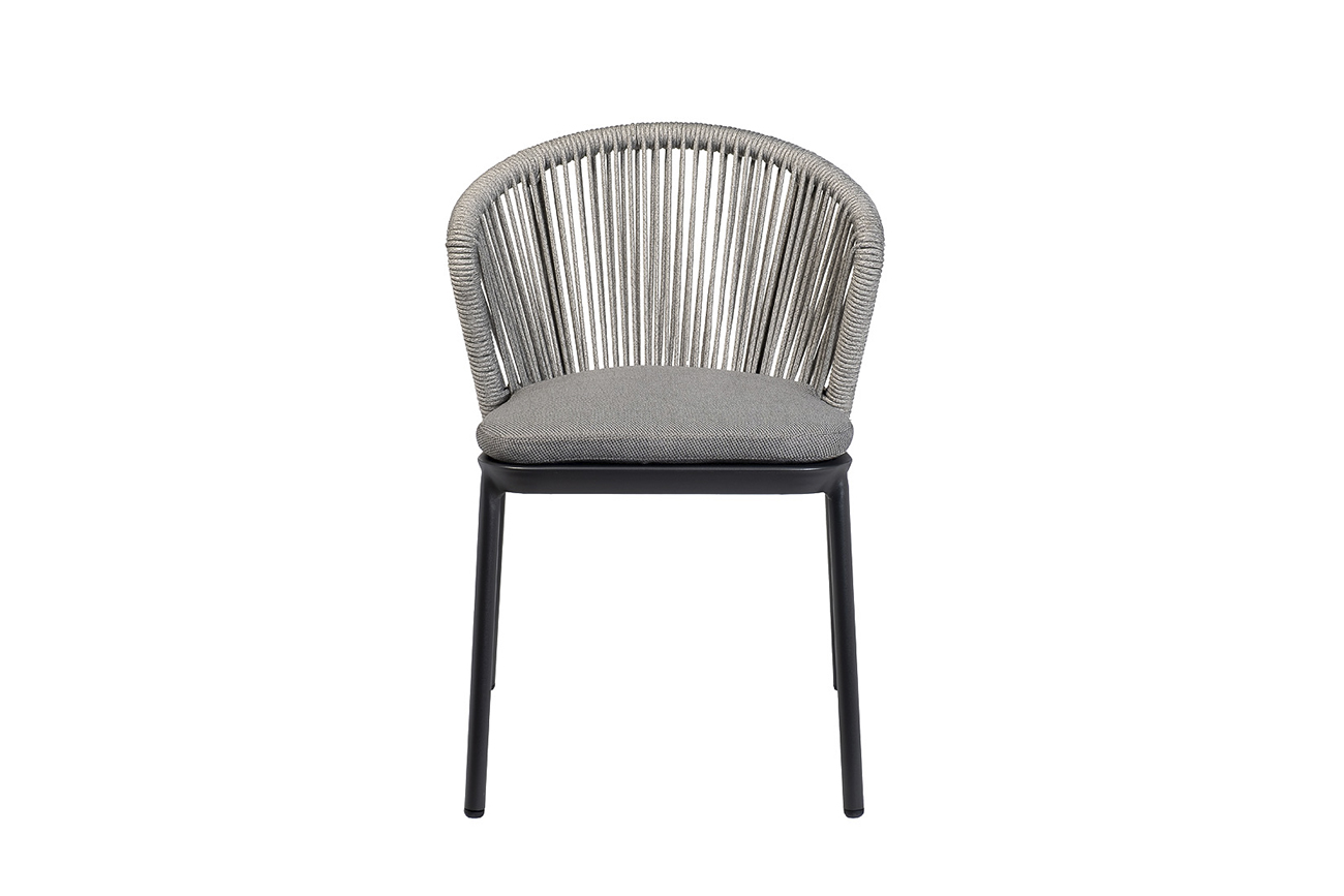 Кресло уличное «Верона» темно-серое 1