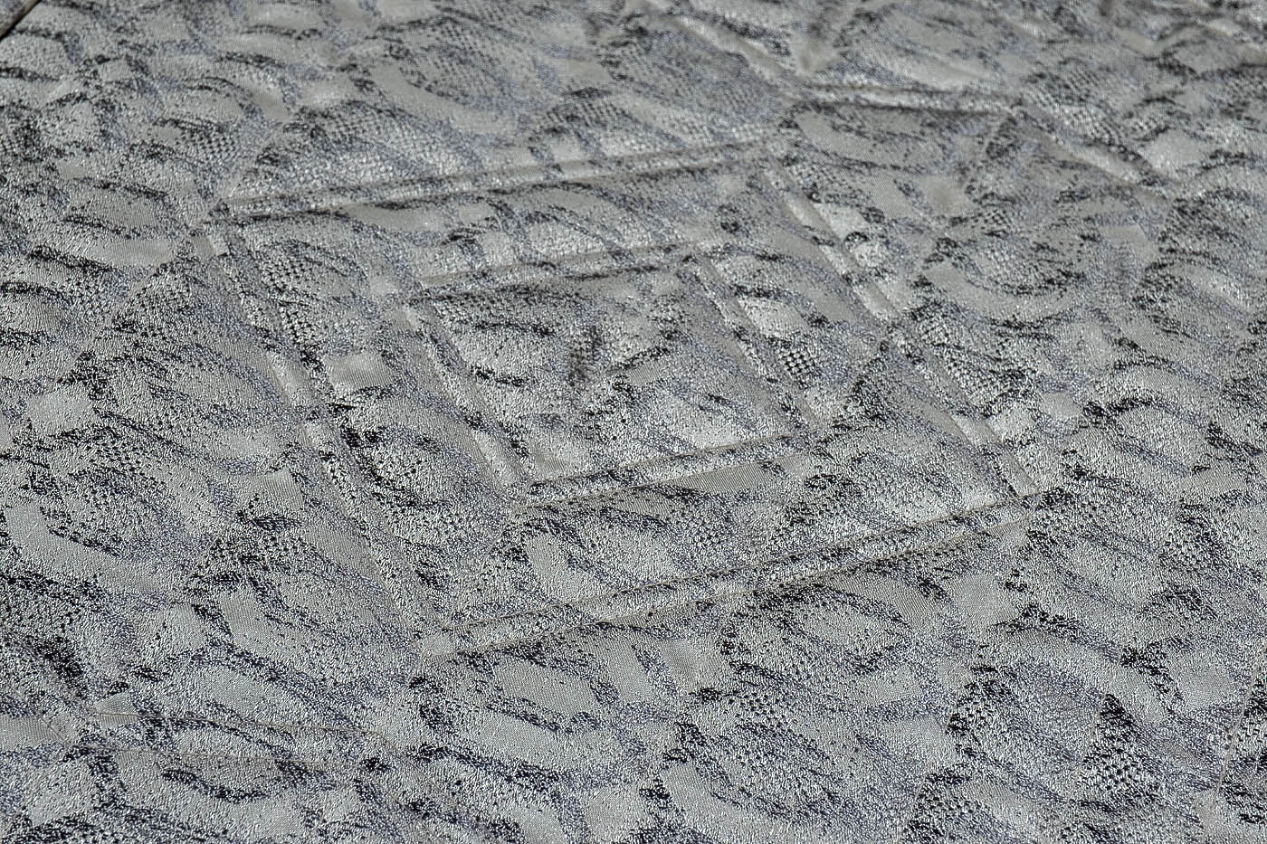 Покрывало Хьюстон (Houston) 260х260см серое со стежкой 4