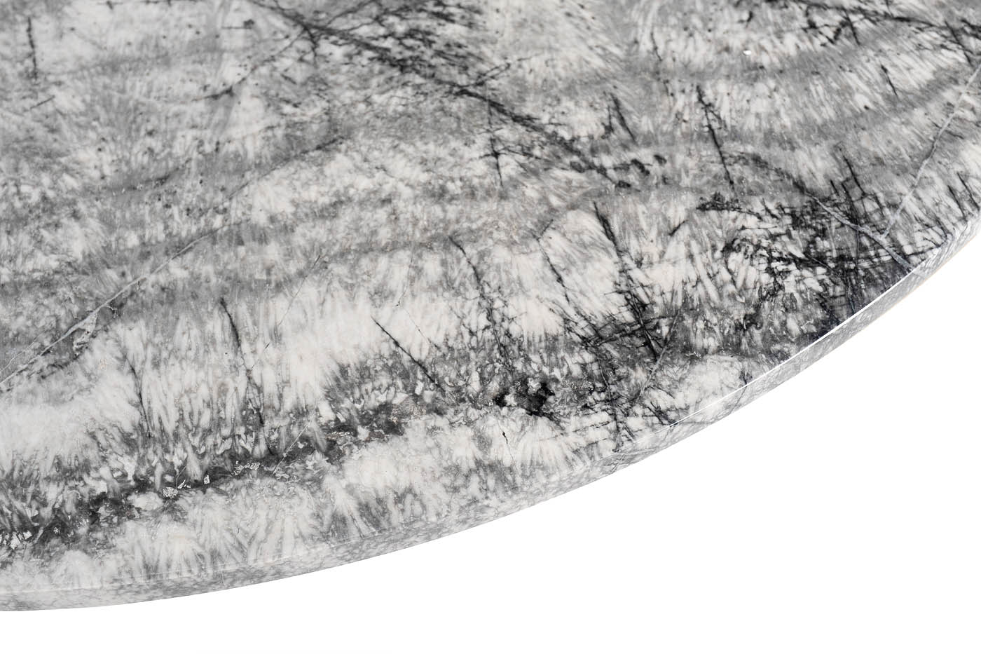 Стол журнальный мраморный белый 2