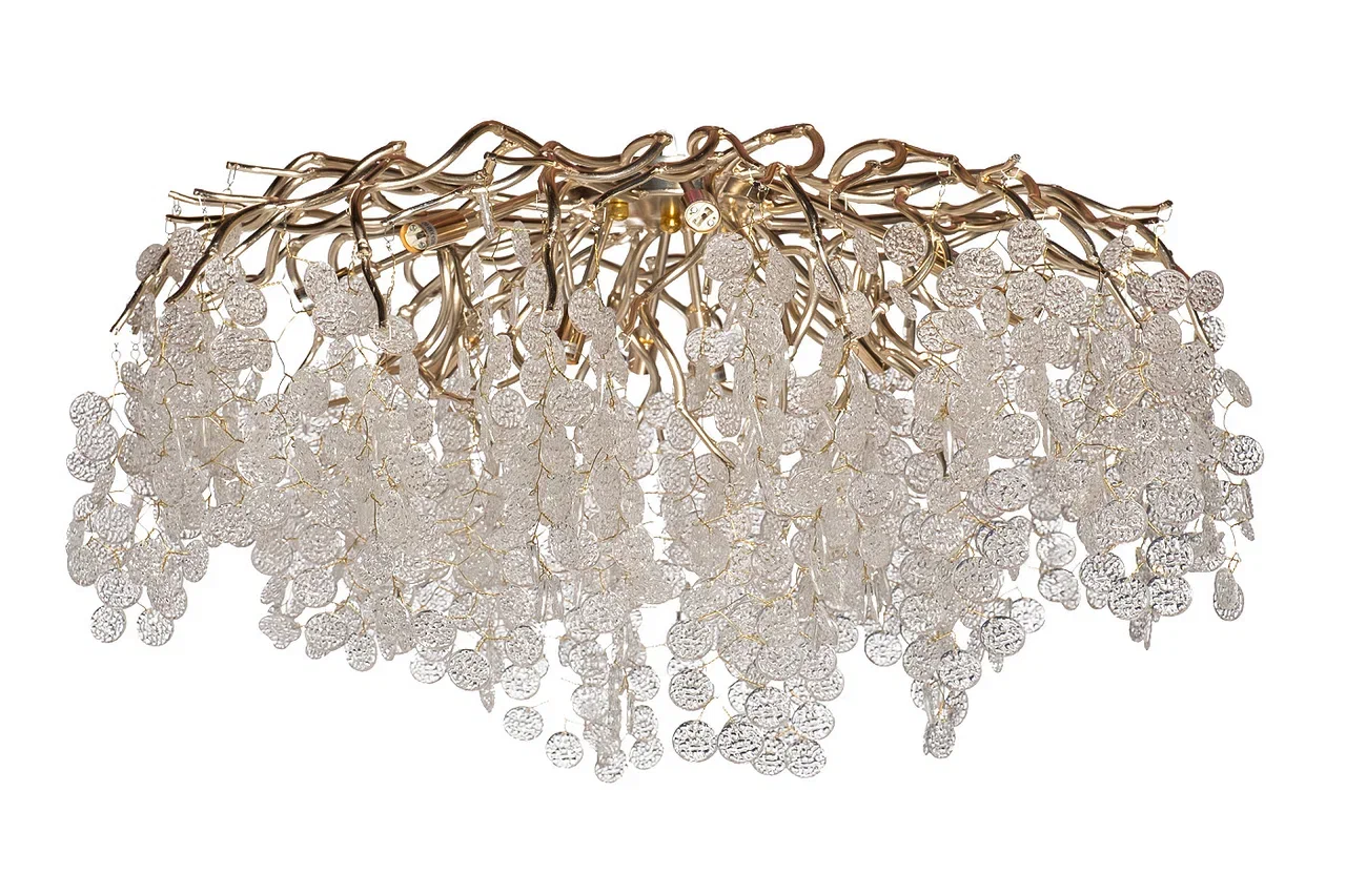 Люстра Tenera круглая шампань 1