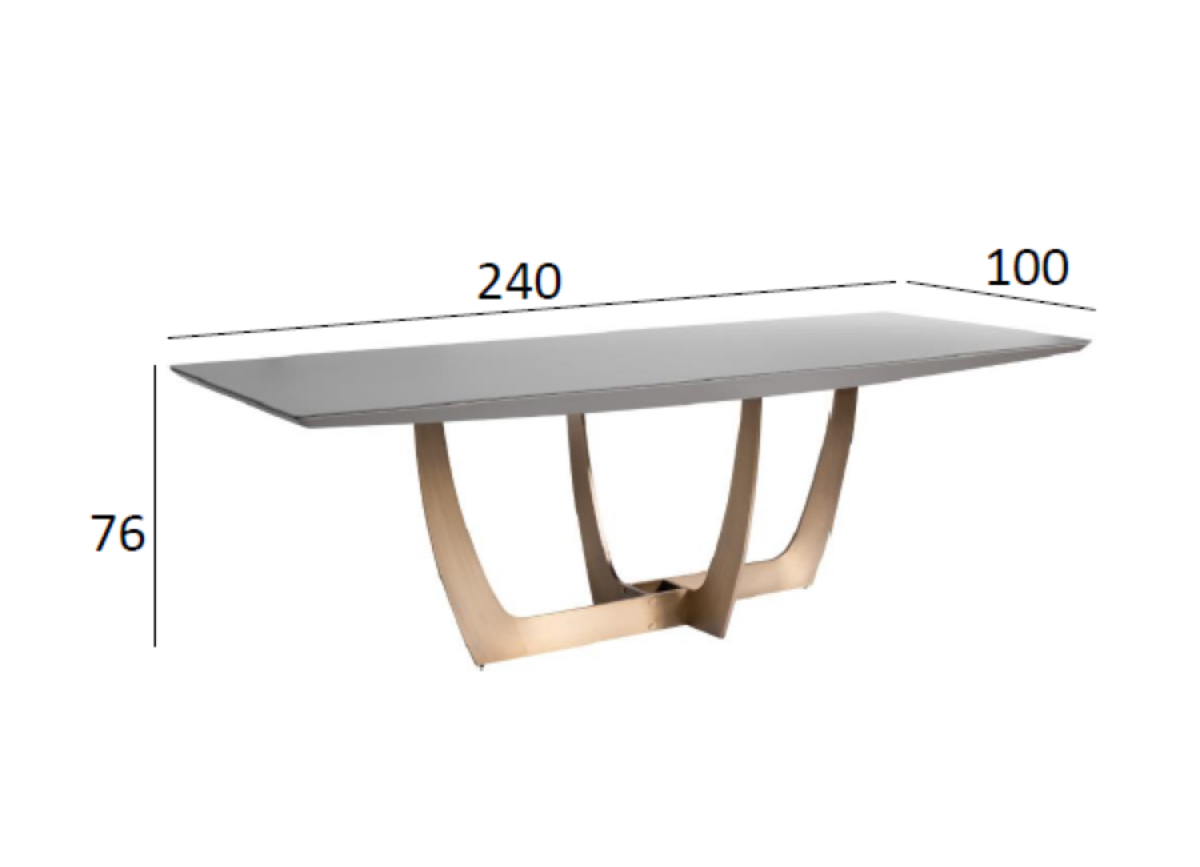 Стол обеденный Космос (Space) прямоугольный 4