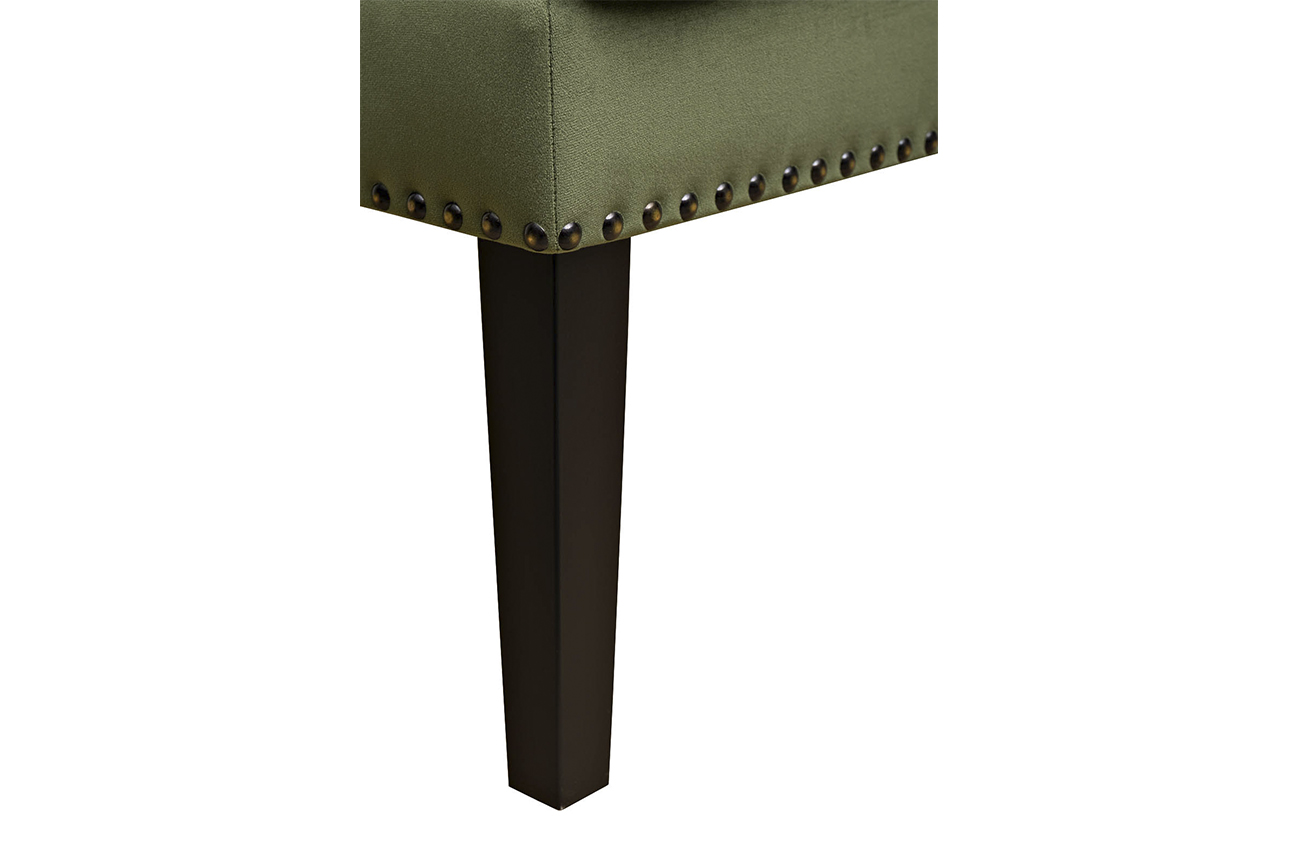 Кресло Rimini велюровое зеленое 6