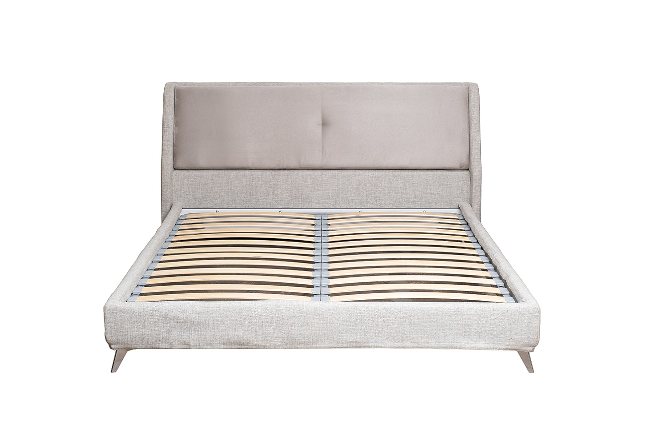 Кровать Мишель(Michelle) двуспальная серая 1