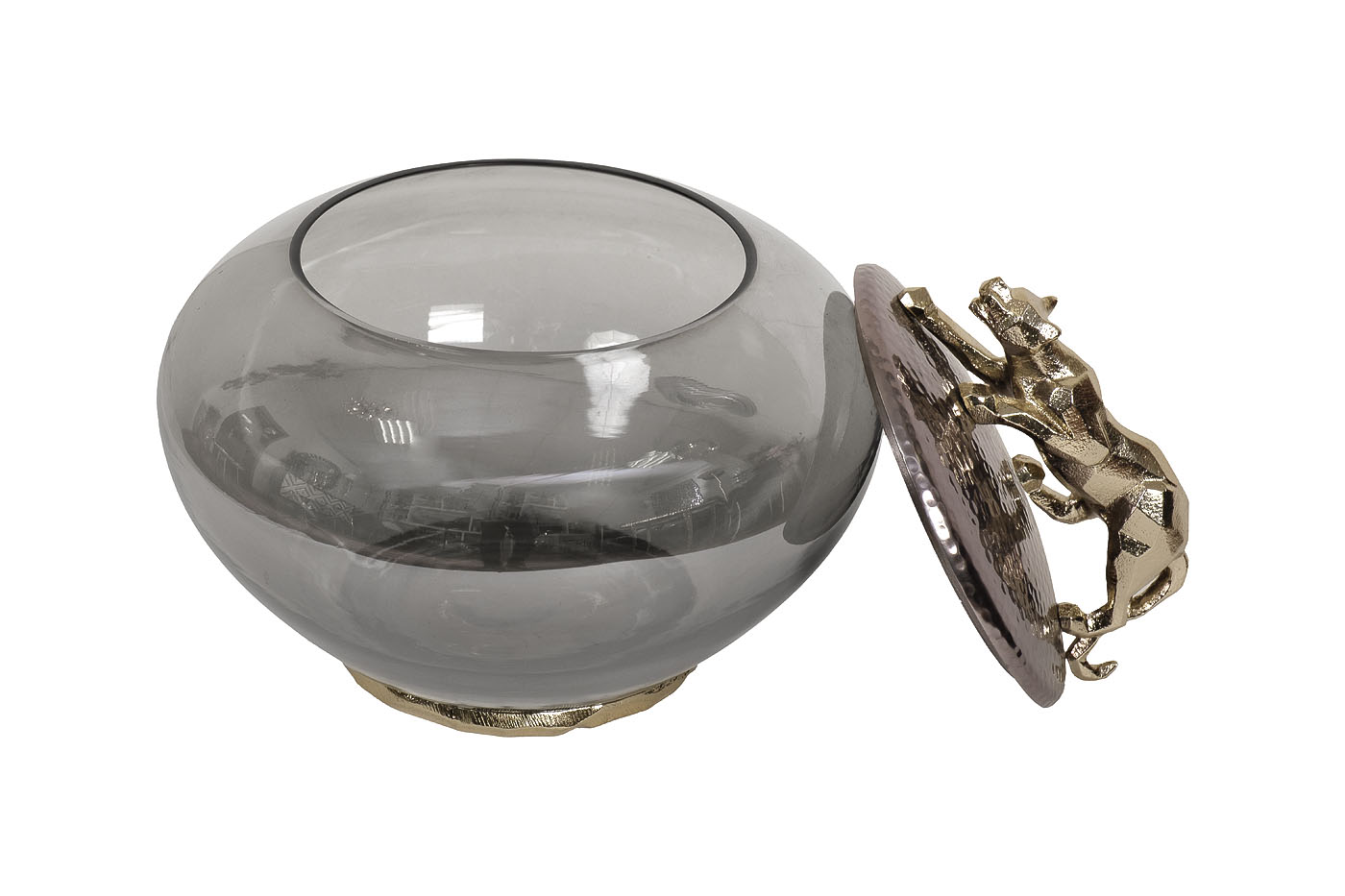 Ваза декоративная с крышкой «Ягуар» 2